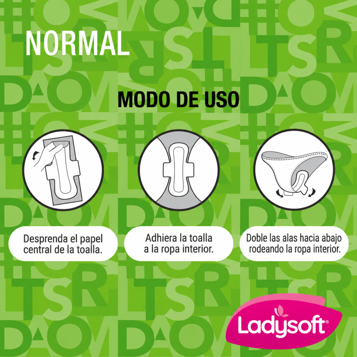 Toalla Femenina Ladysoft Normal Tela Suave 8 Un-3