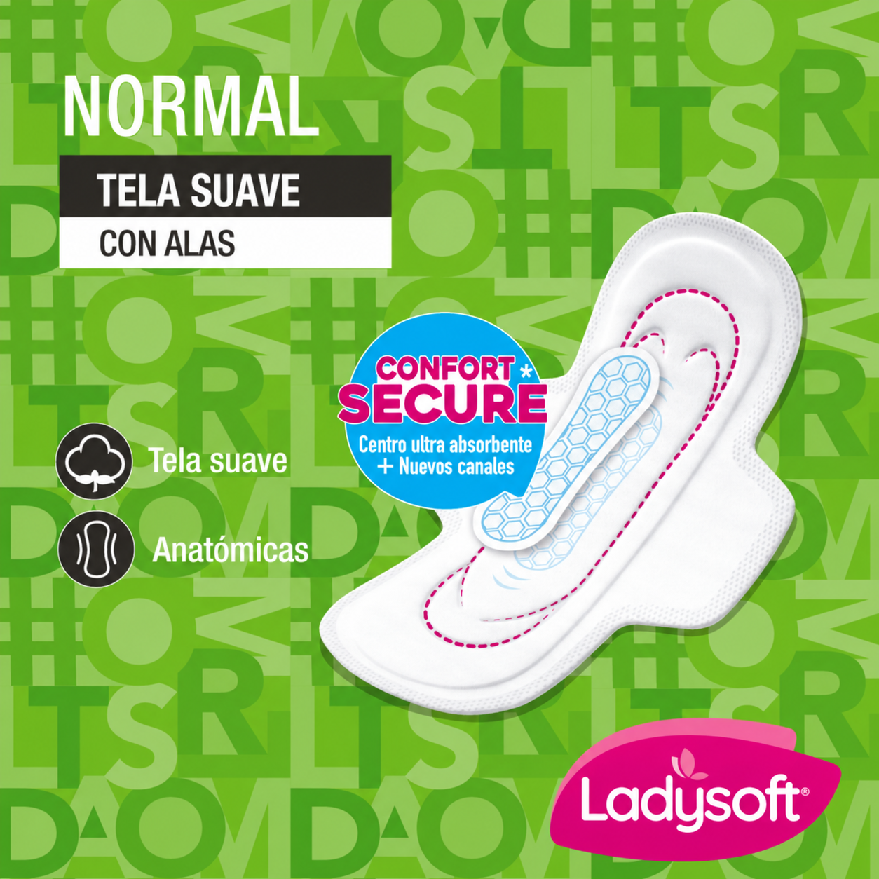 Toalla Femenina Ladysoft Normal Tela Suave 8 Un-4