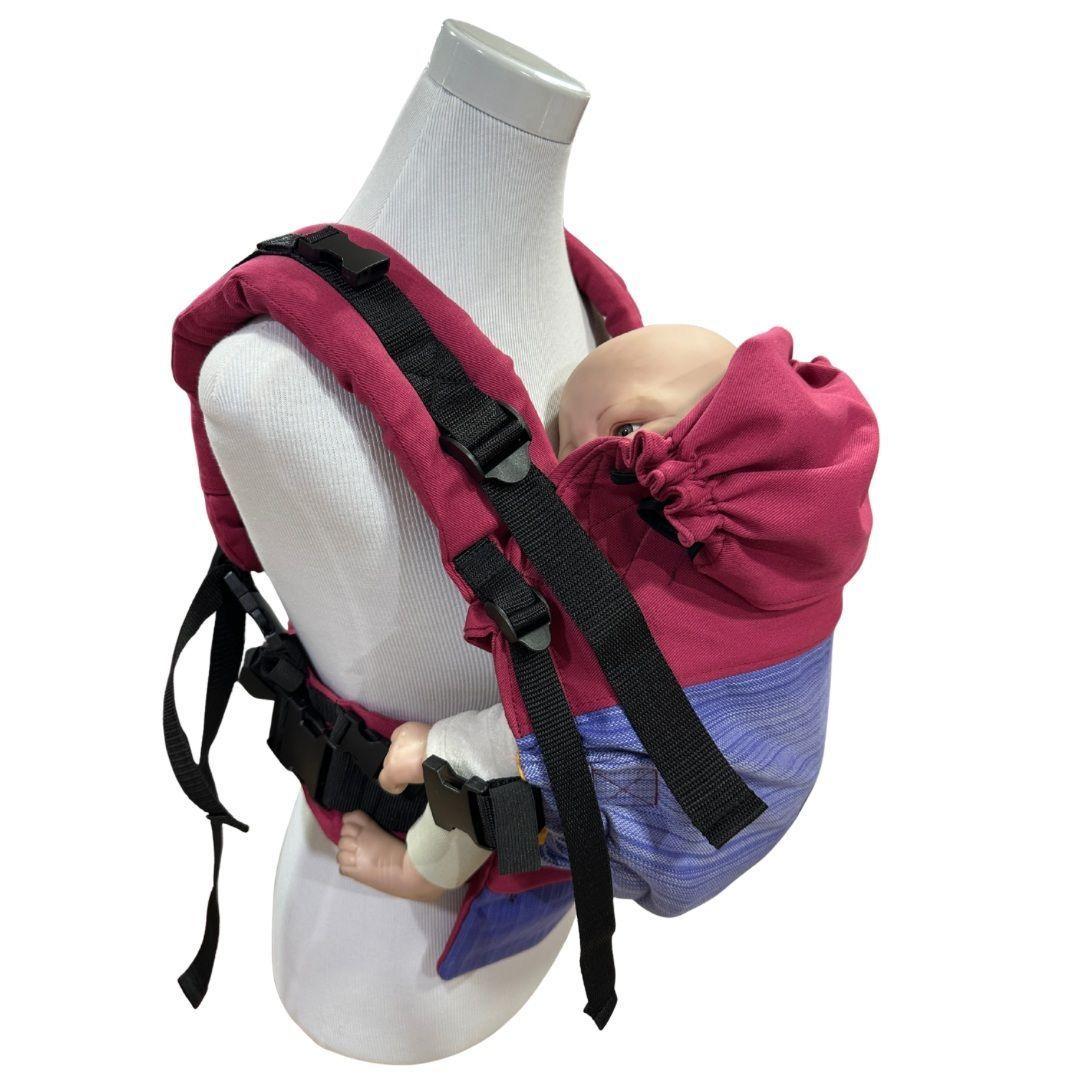 Mochila Primera Etapa Burdeos Fular Lila-1