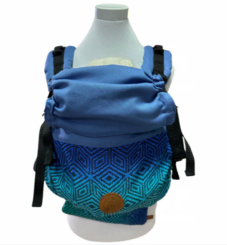 Mochila Portabebés Ergonómica Azulina  Rombos Mi Cielo-0