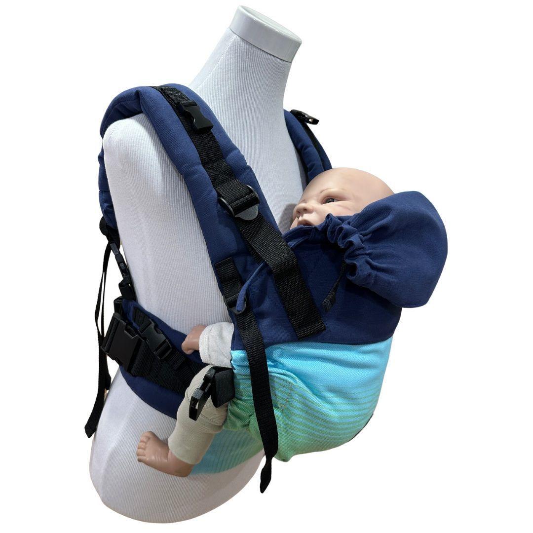 Mochila Primera Etapa Azul Francia Fular Amanecer-2
