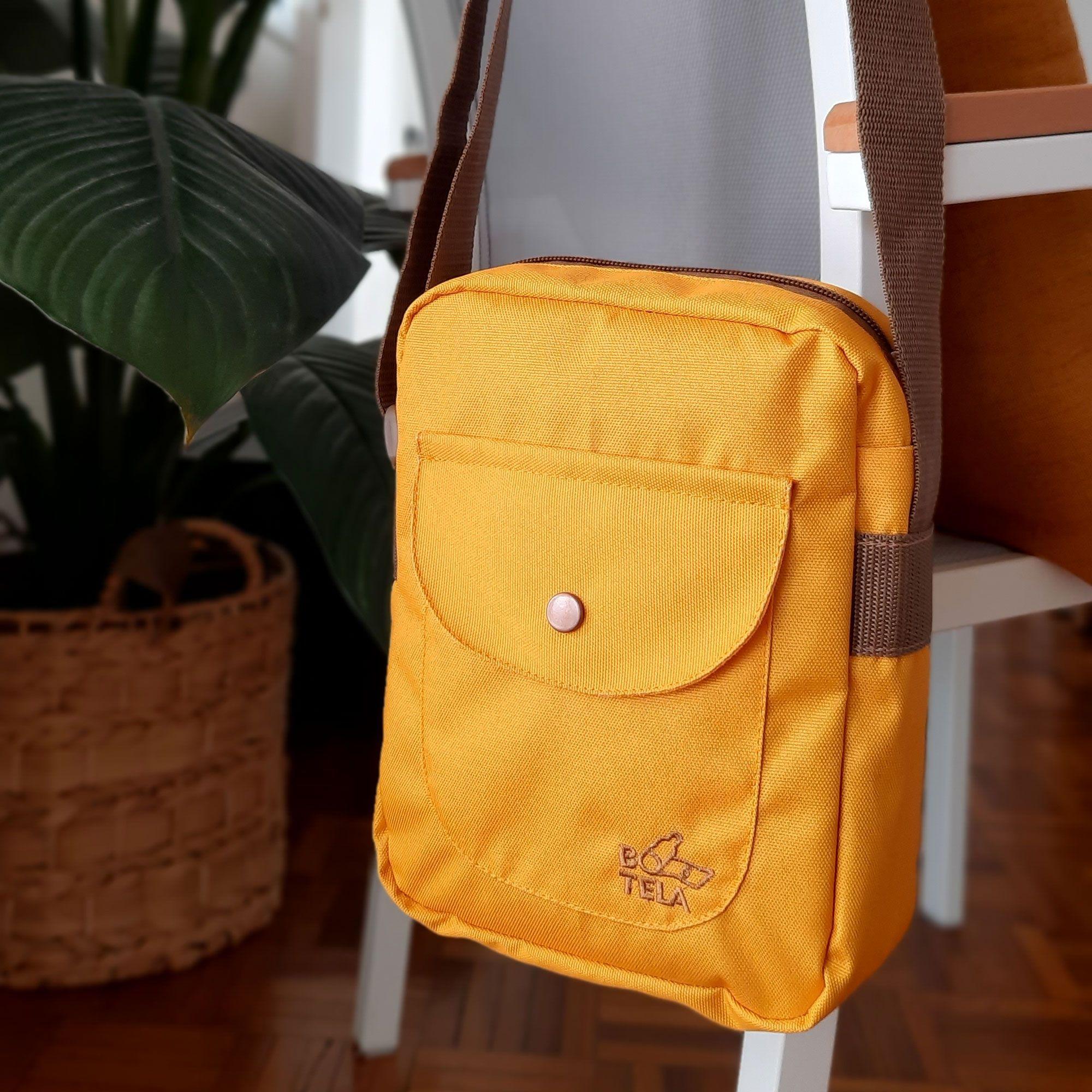  Bandolera amarilla sustentable Botela-3