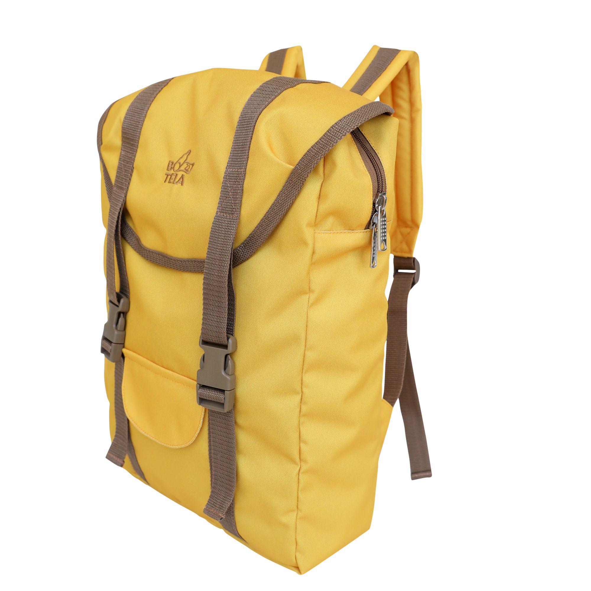 Mochila Notebook Sport 15 pulgadas Sustentable Amarilla Botela-0