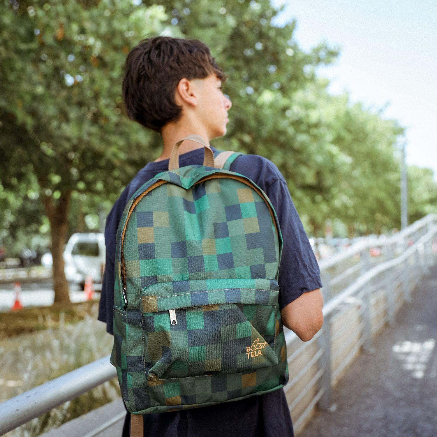 Mochila clásica escolar sustentable pet flake Botela-4