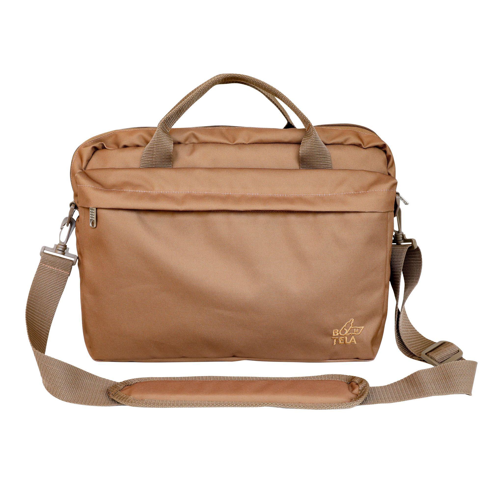 Bolso Notebook 14 pulgadas Sustentable Café Botela-6
