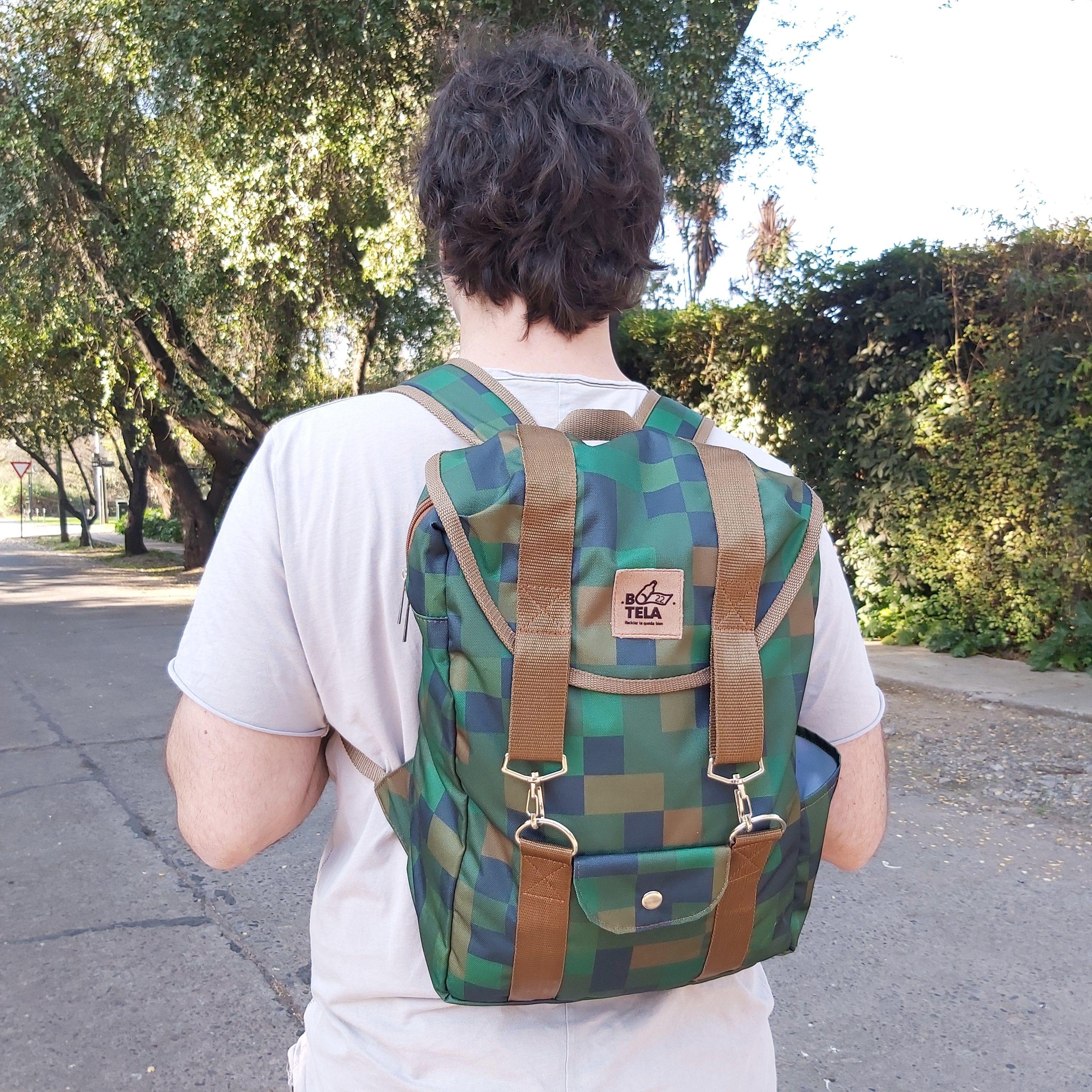 Mochila Notebook Sport 15" Sustentable Pet Flake-2