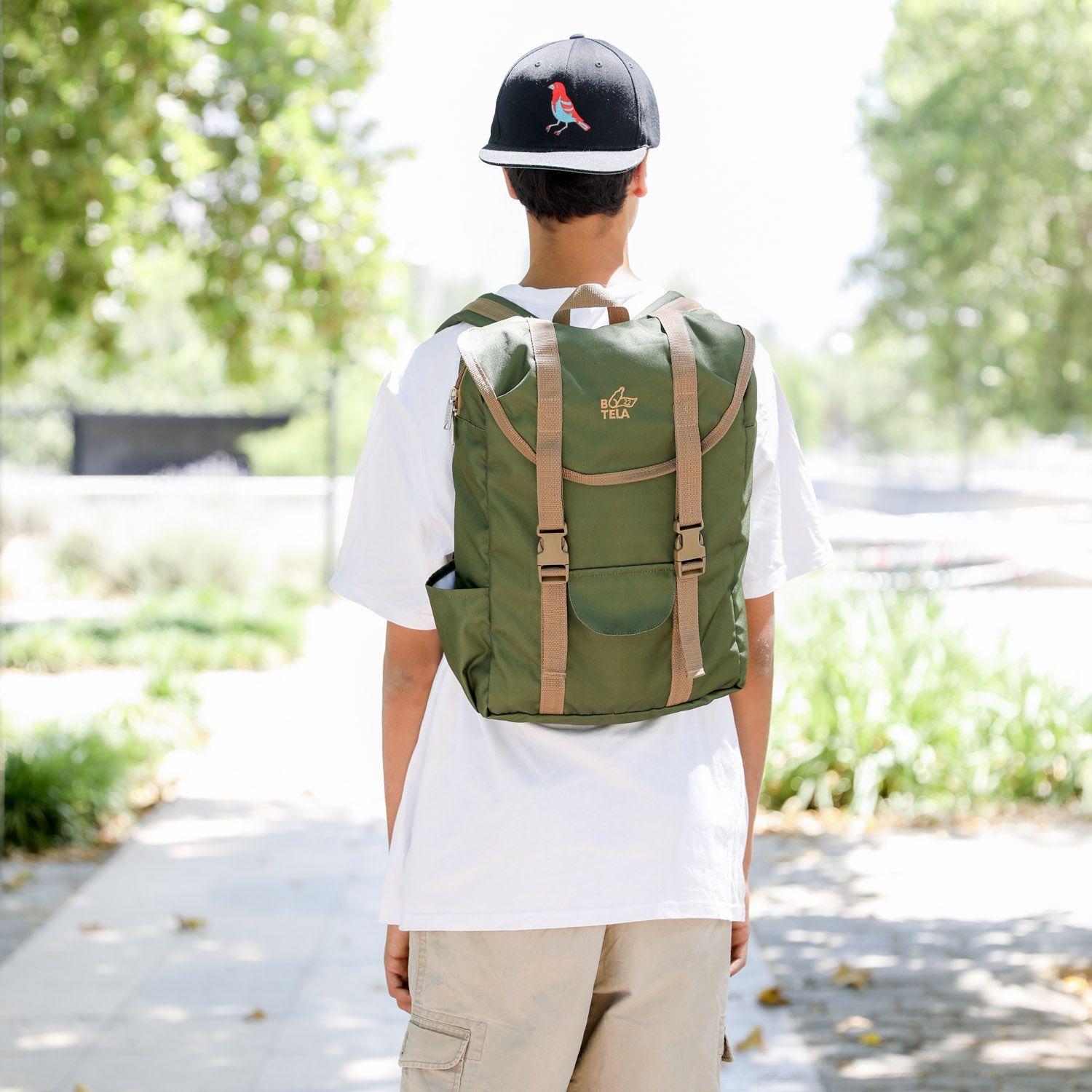 Mochila Notebook Sport 15 pulgadas Sustentable verde Botela-5