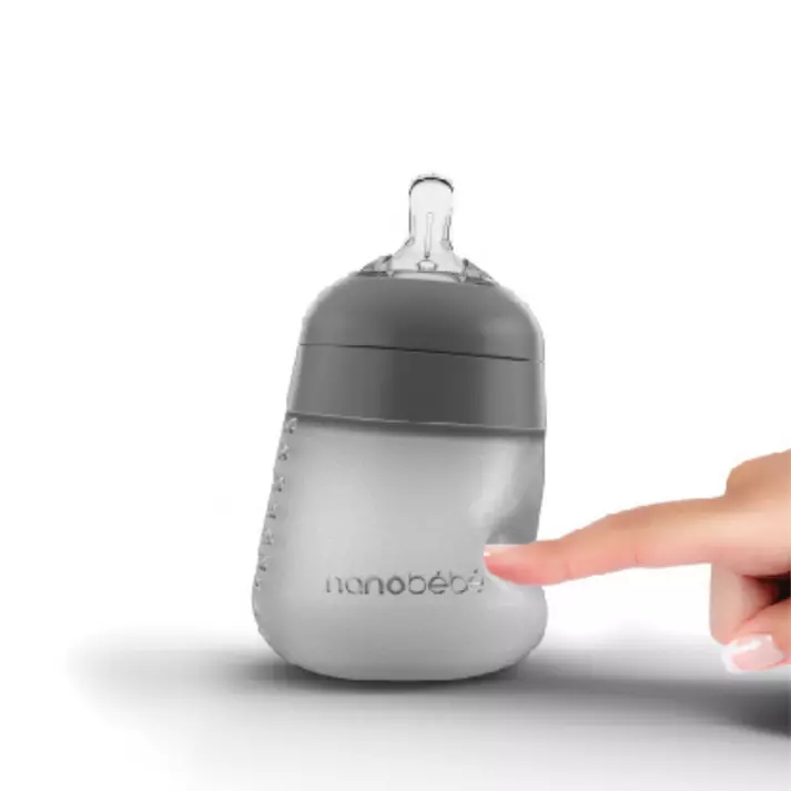 Set 3 Mamaderas Silicona Flexy NanoBebé 270ML-3