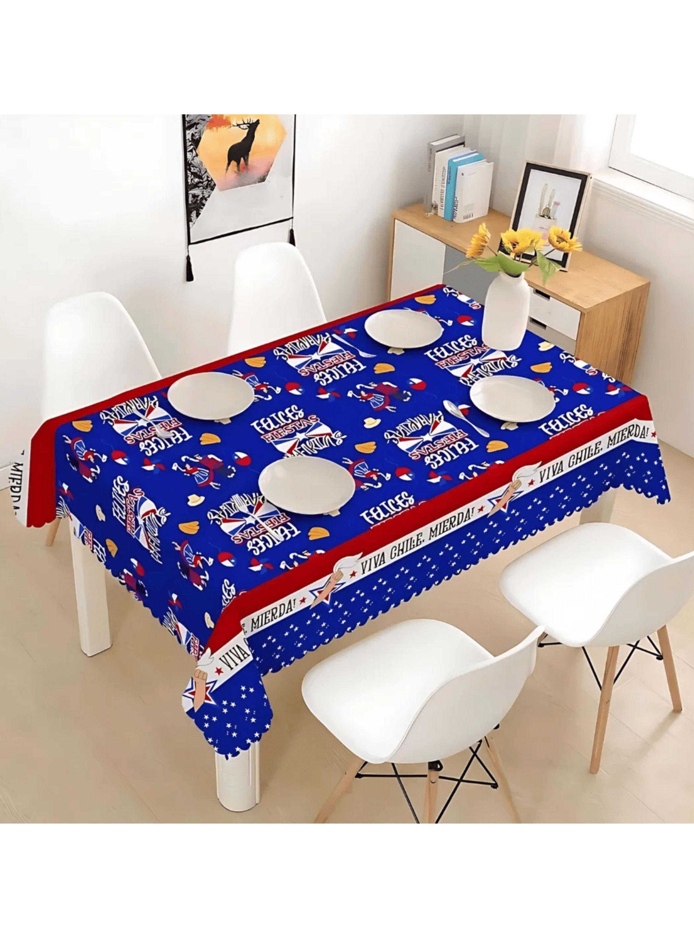 Mantel Fiestas Patrias 18 Dieciochero 150x220cm-2