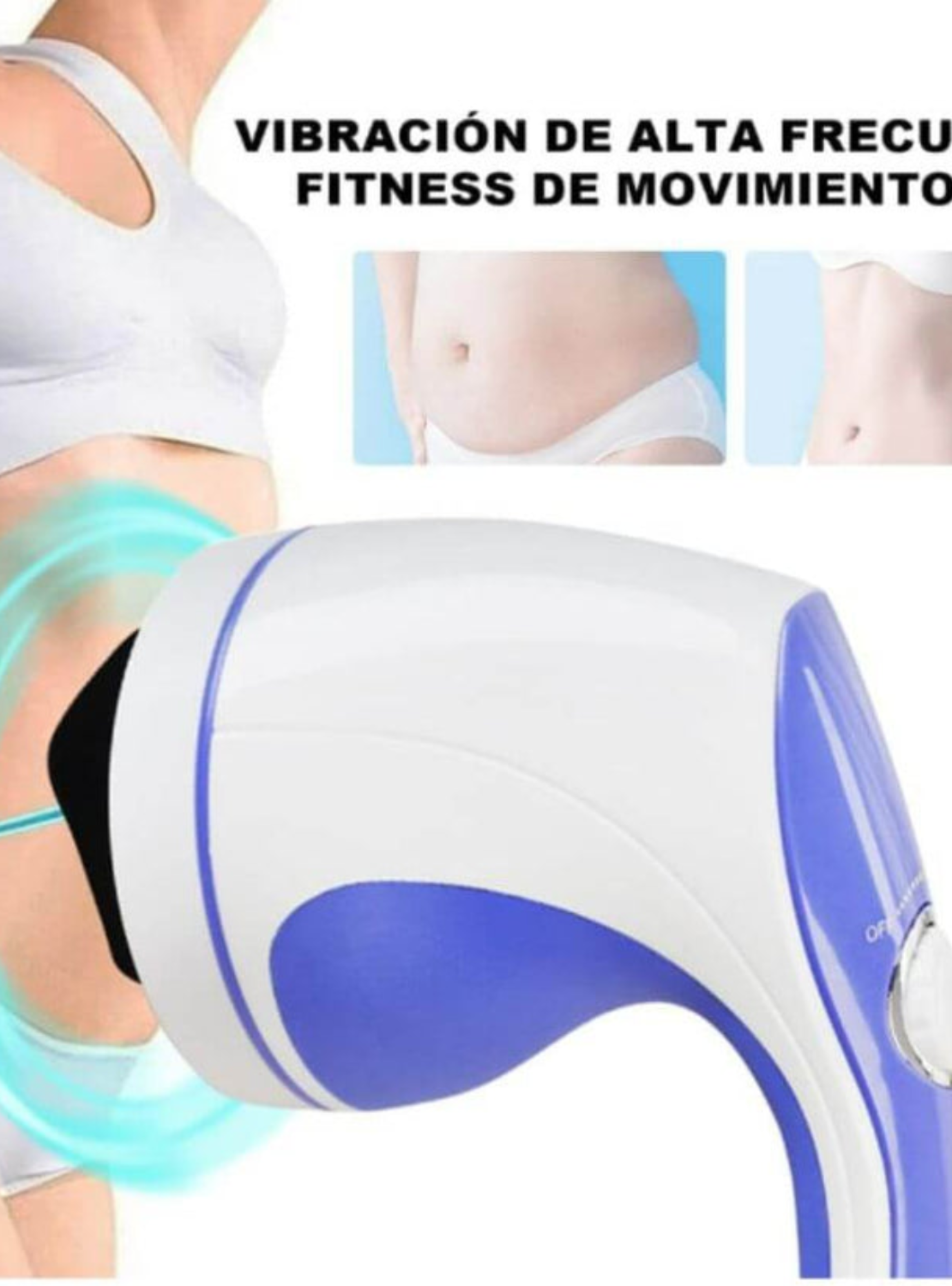 Masajeador Eléctrico Reductor De Medidas Profesional Color Morado-2