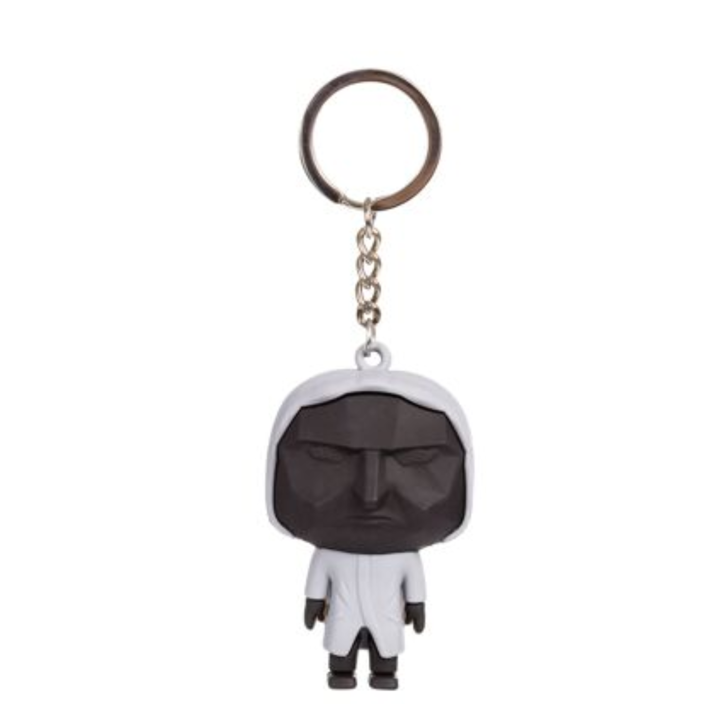 Llavero Figura 3D Juego del Calamar Máscara Negra Silicona-3