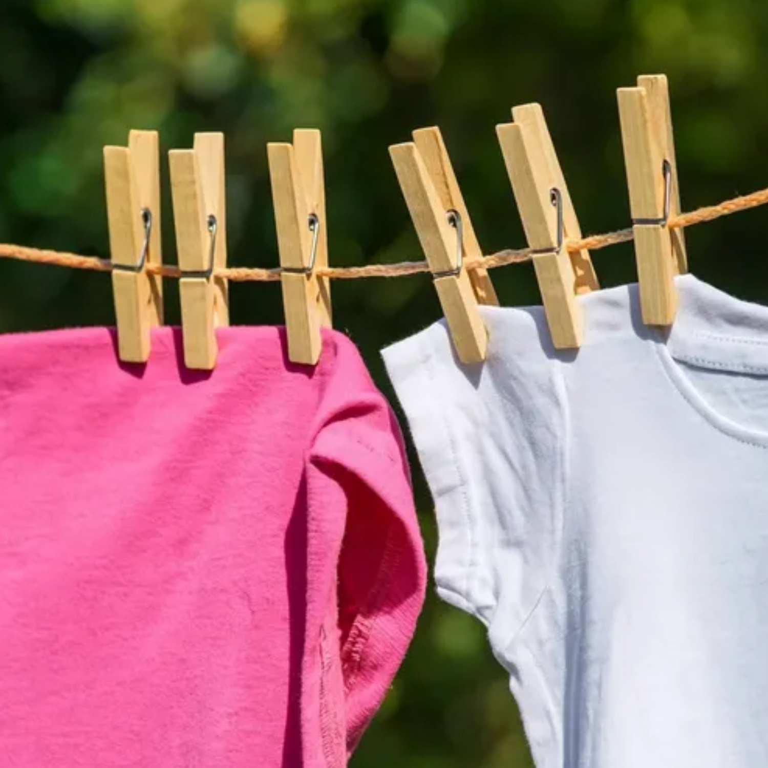 Pinzas De Ropa Madera Bambú Pack X 20 Unidades Resistentes-2