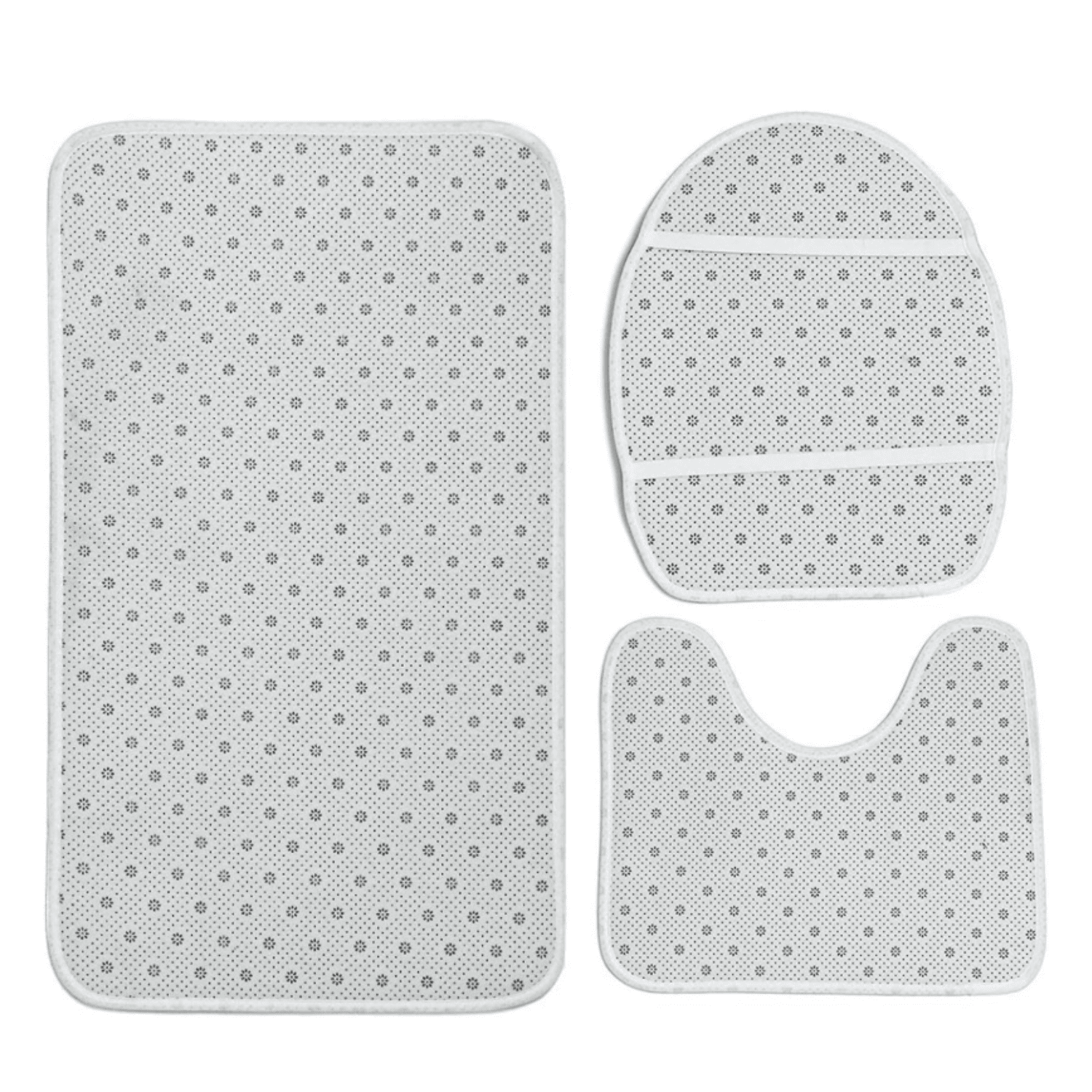 Set Juego De Baño 4 Piezas Con Cortina Y Alfombra Antideslizante-6