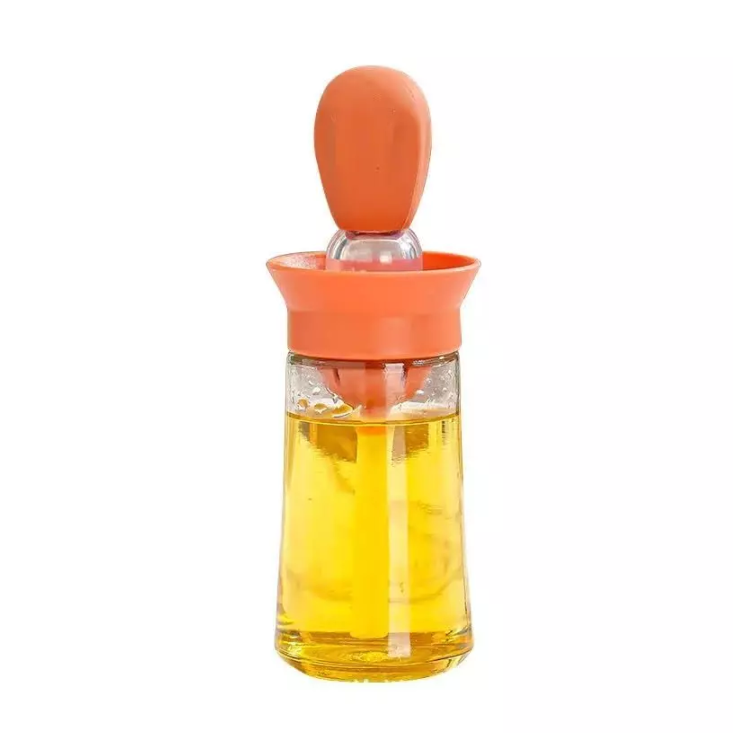 Dispensador Aceite Con Brocha Silicona Botella Vidrio 200ml-5