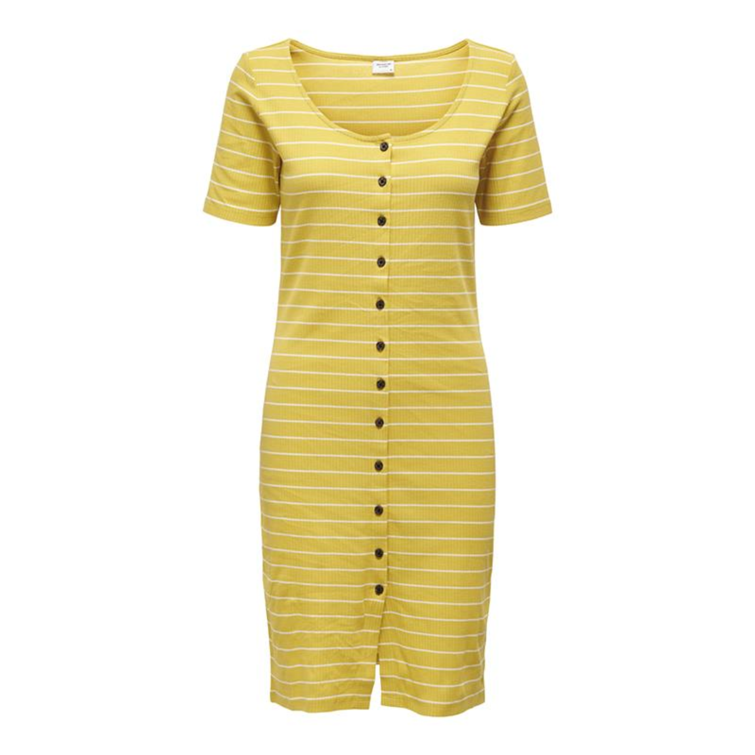 Vestido Ajustado Mujer Jacqueline De Yong Amarillo-6