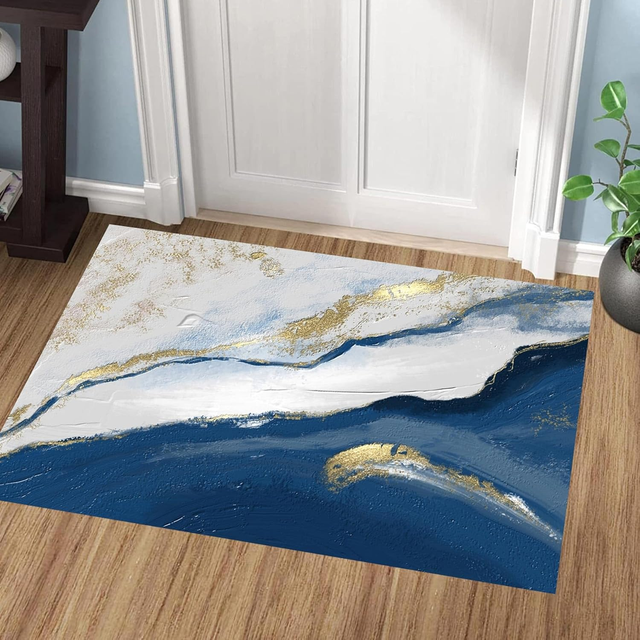 Alfombra Decorativa 150x200cm Estampada Base Antideslizante-2