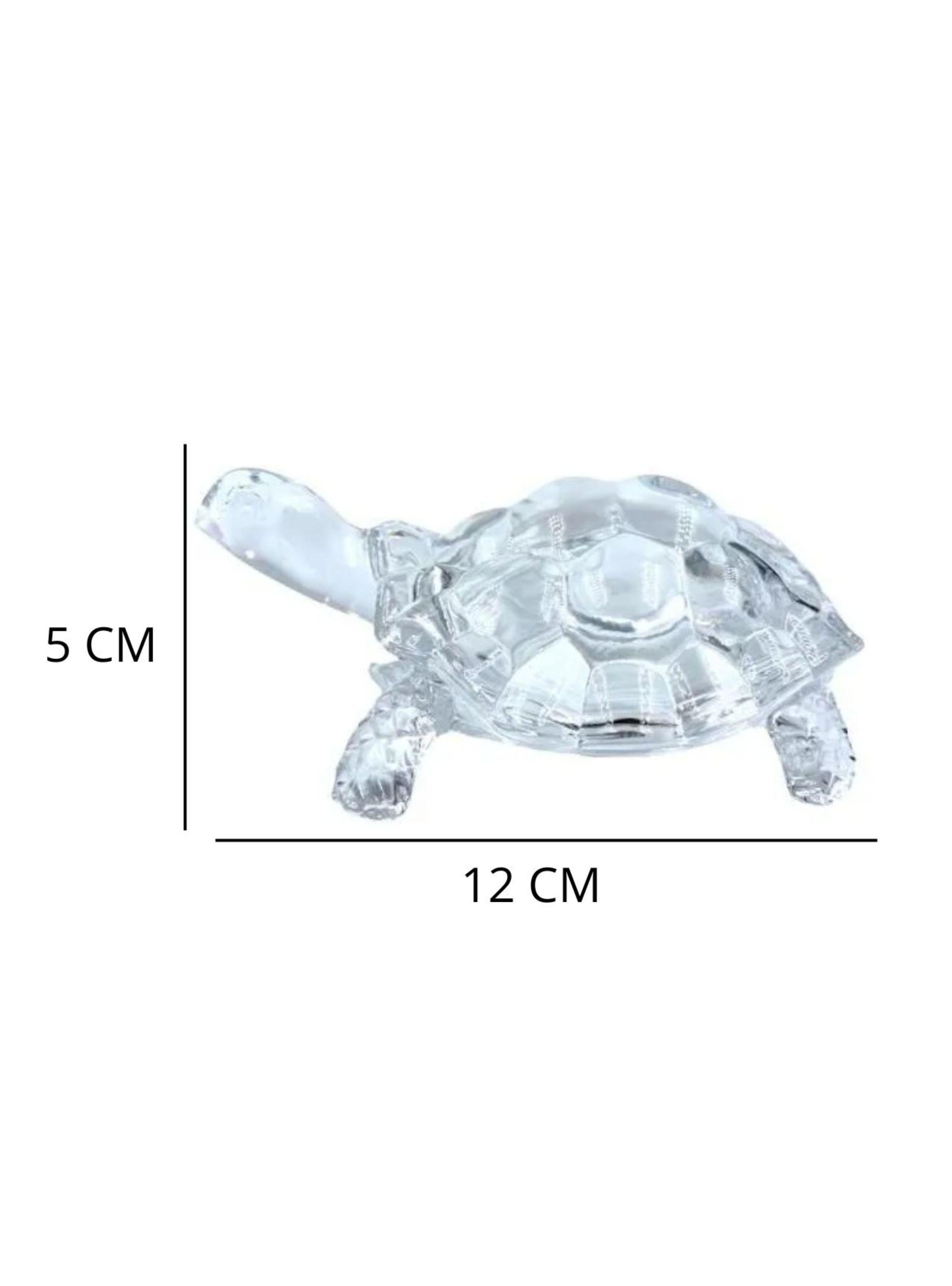 Tortuga De Vidrio Para Mesa Adorno Decorativo 12cm-6