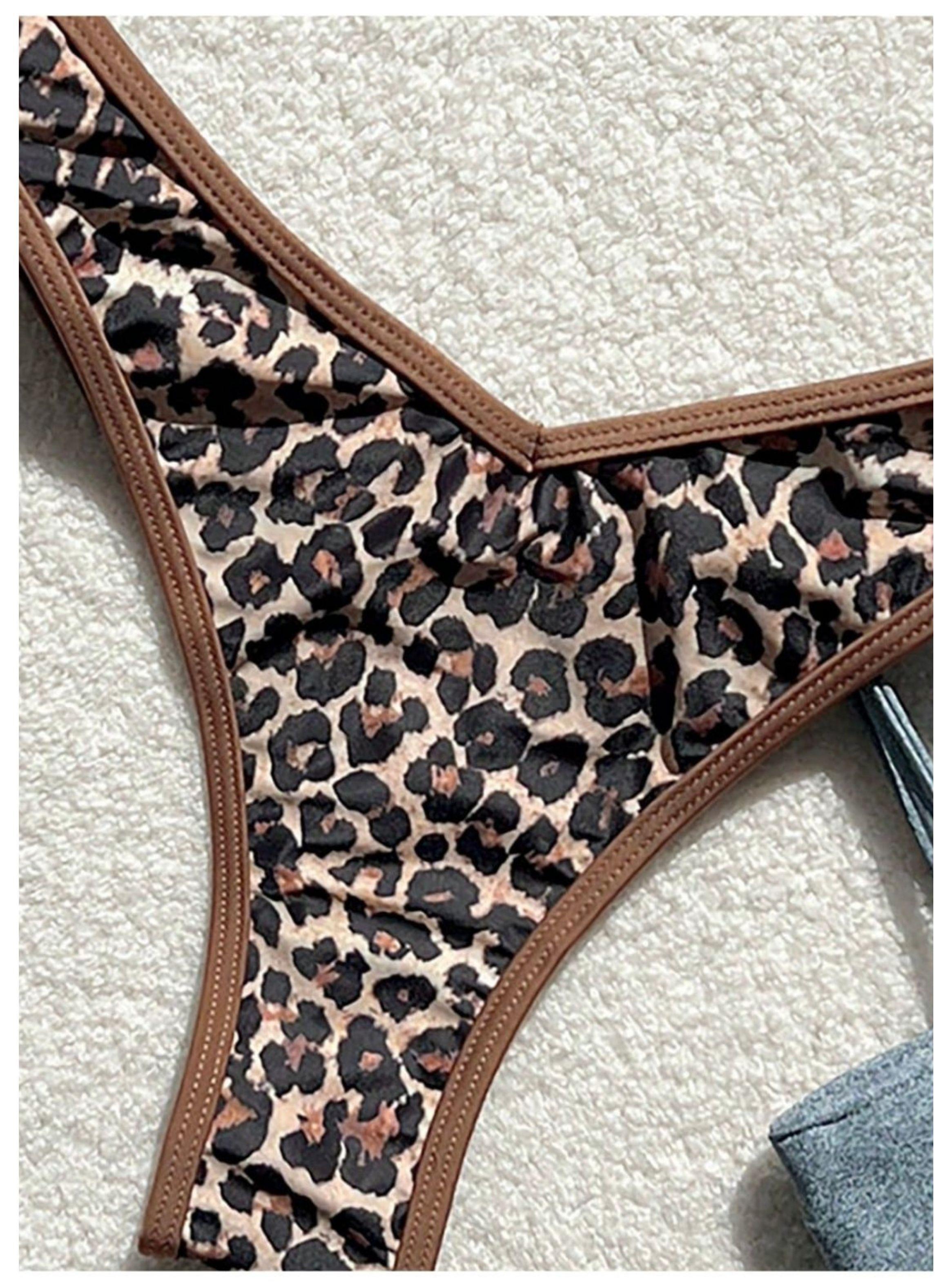 Conjunto De Bikini Traje De Baño Animal Print-1
