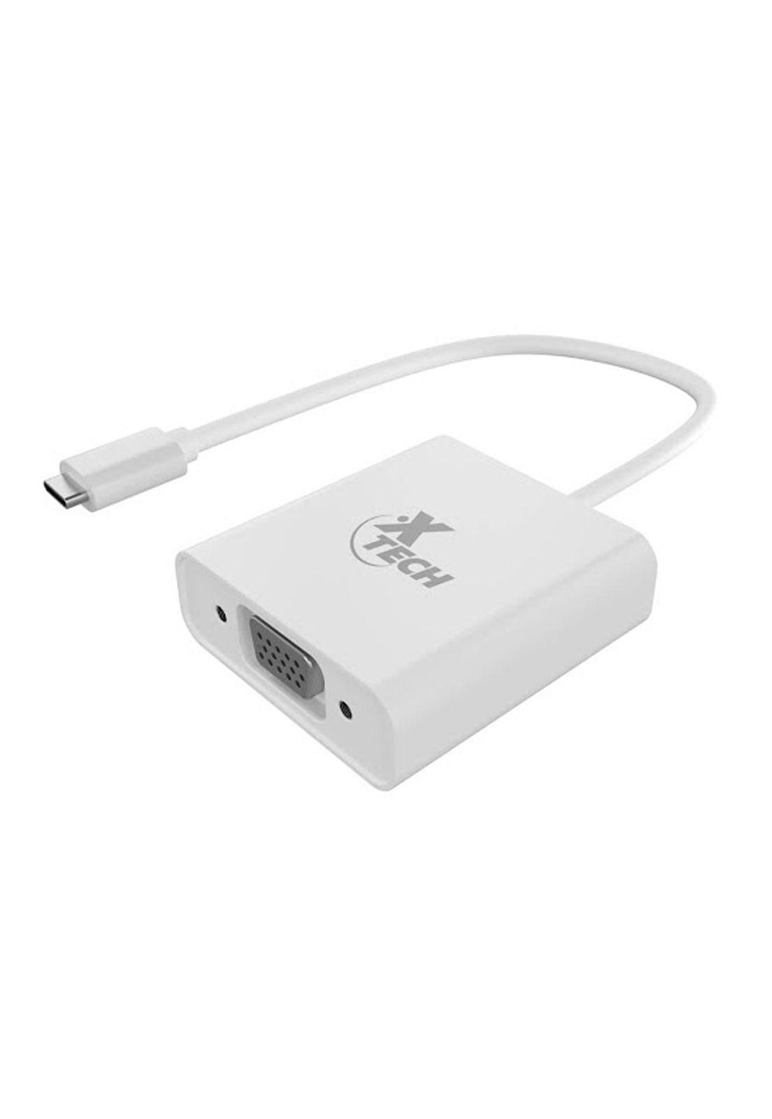Adaptador Conversor Video Monitor USB-C VGA X-Tech XTC-551-0