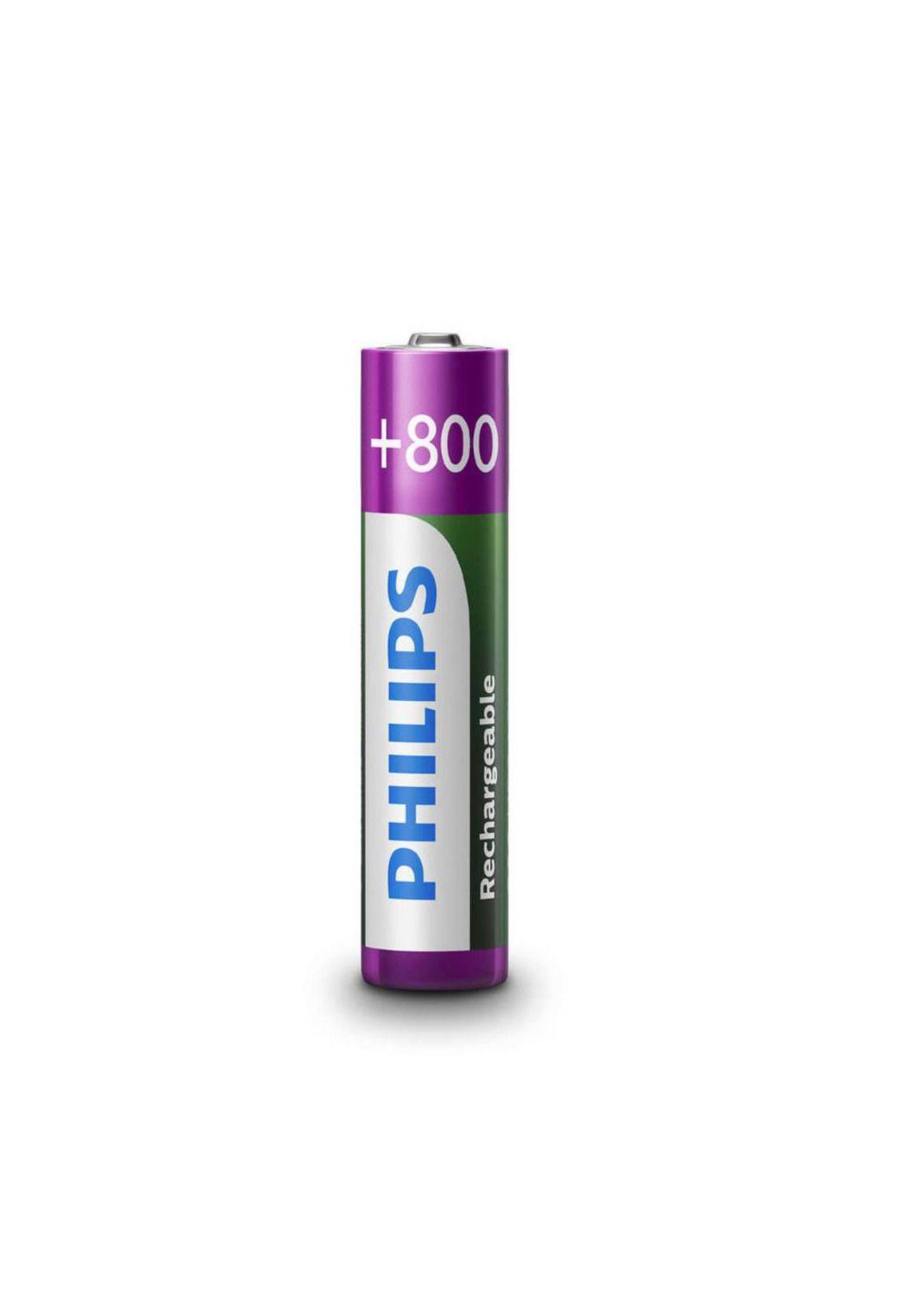 Pila Bateria Recargable AAA 800mah Philips Ready Pack 2u-0