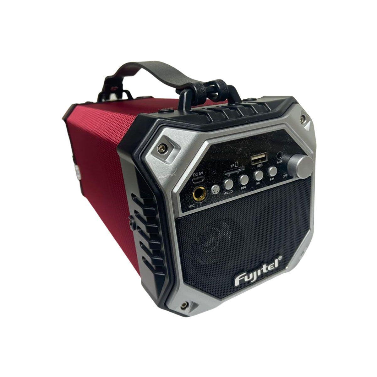 Parlante Inalambrico Portatil Bazooka Microfono Fujitel-0