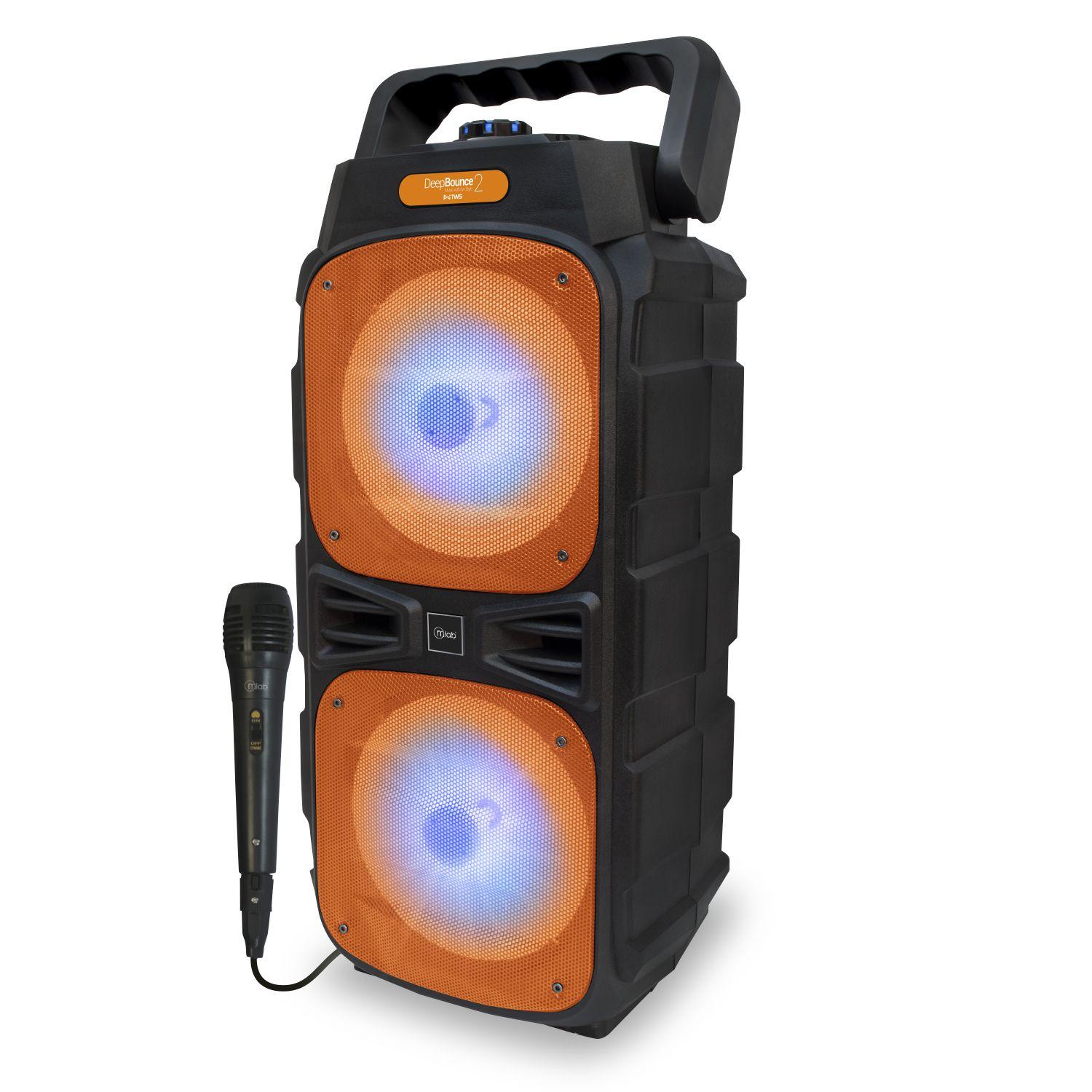 Parlante Microfono Karaoke Portatil Microlab Deep Bounce-0