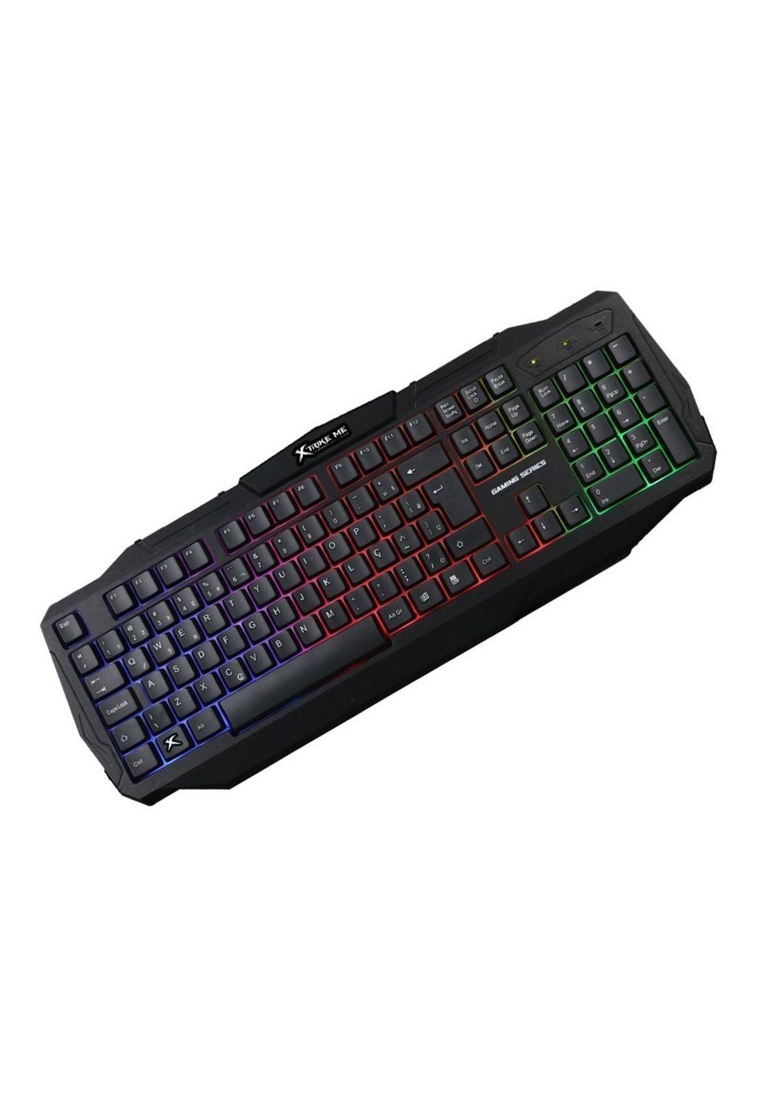 Teclado Gamer Wired Usb Retroiluminado Xtrike Me-0