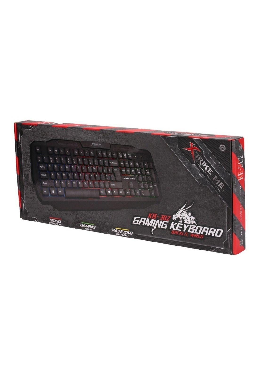 Teclado Gamer Wired Usb Retroiluminado Xtrike Me-2