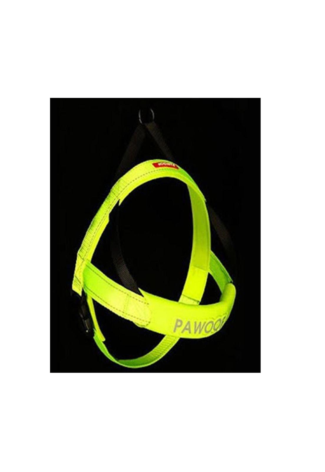 Arnes Perro Mascota Reflectante Hebilla Cierre Protector Naranja-1