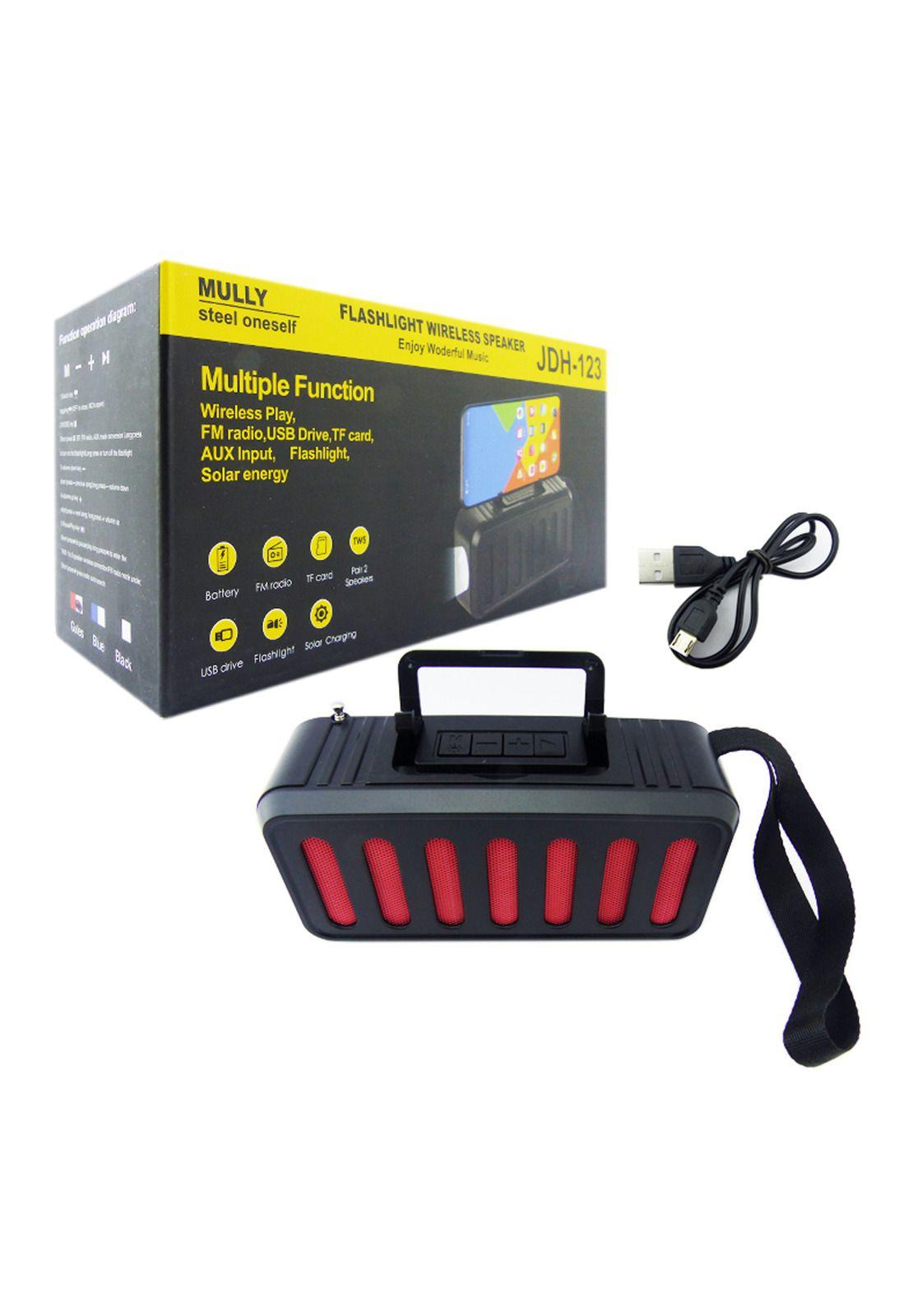 Parlante Bluetooth Recargable Linterna Solar Ranuras-2