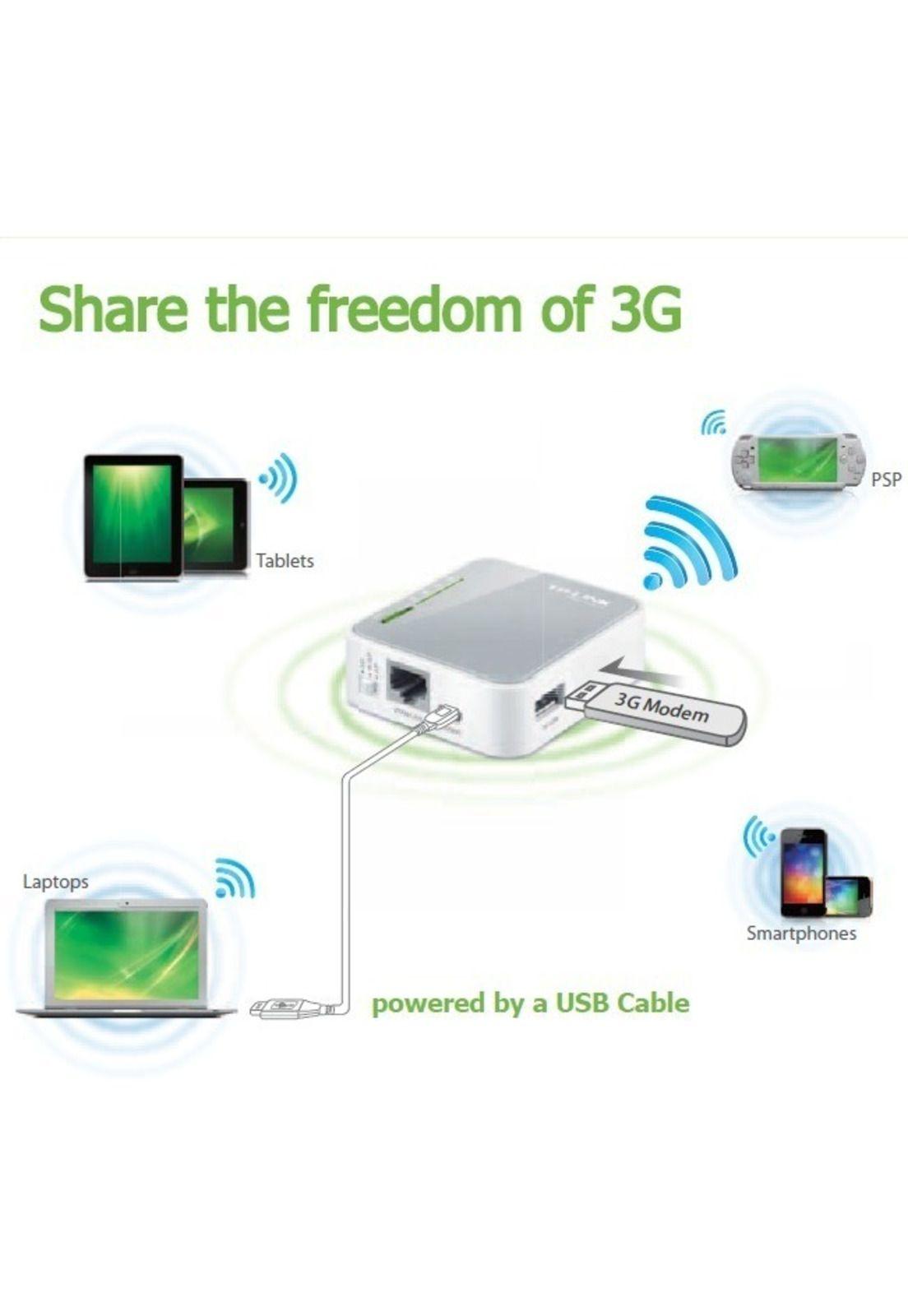 4g 3g Router Inalámbrico N Tl-mr3020 Tp-link-3