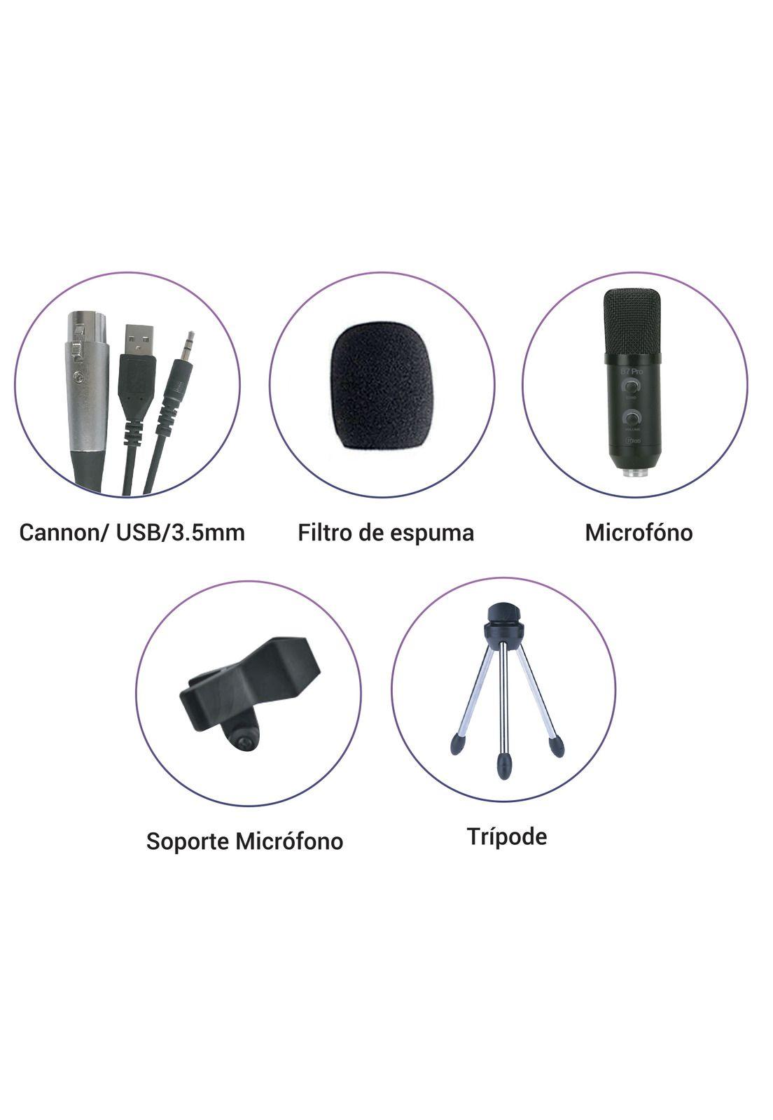 Microfono Condensador Kit Microlab Studio B7 Pro-1