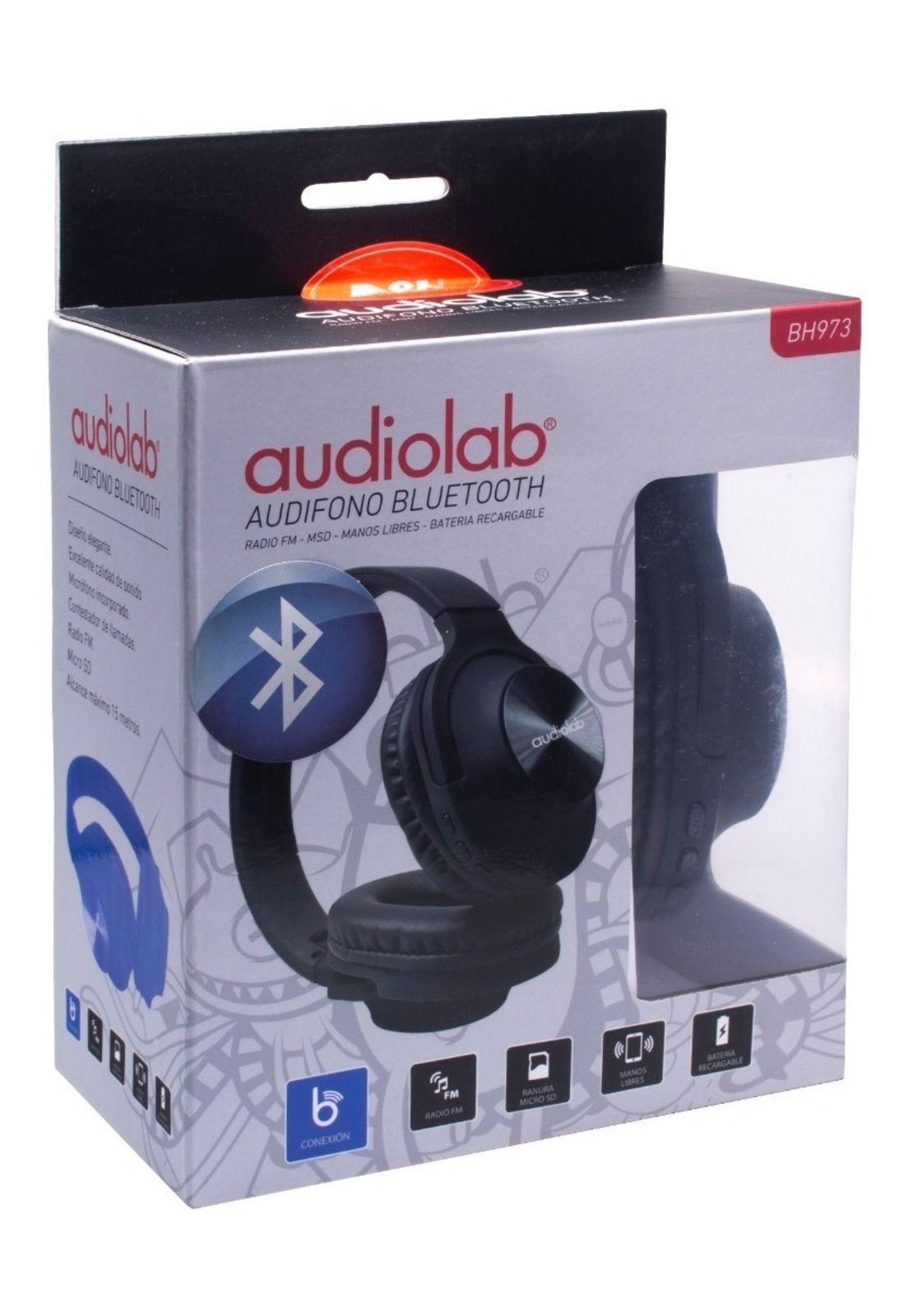 Audífonos Over Head Bluetooth Audiolab Fm Micro Sd Mp3-0