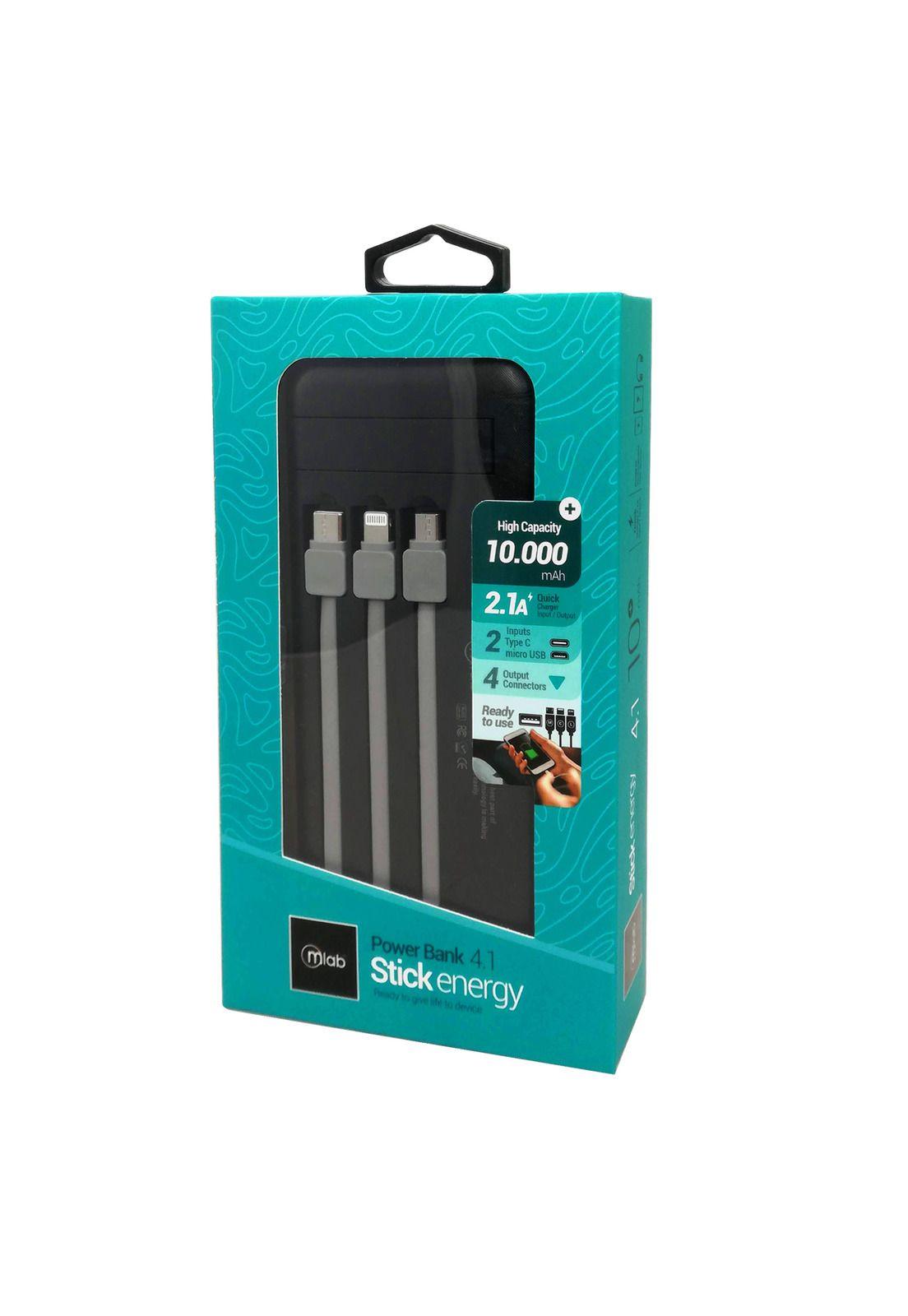 Powerbank Bateria externa 10000mah USB-C 2.1A Microlab-6