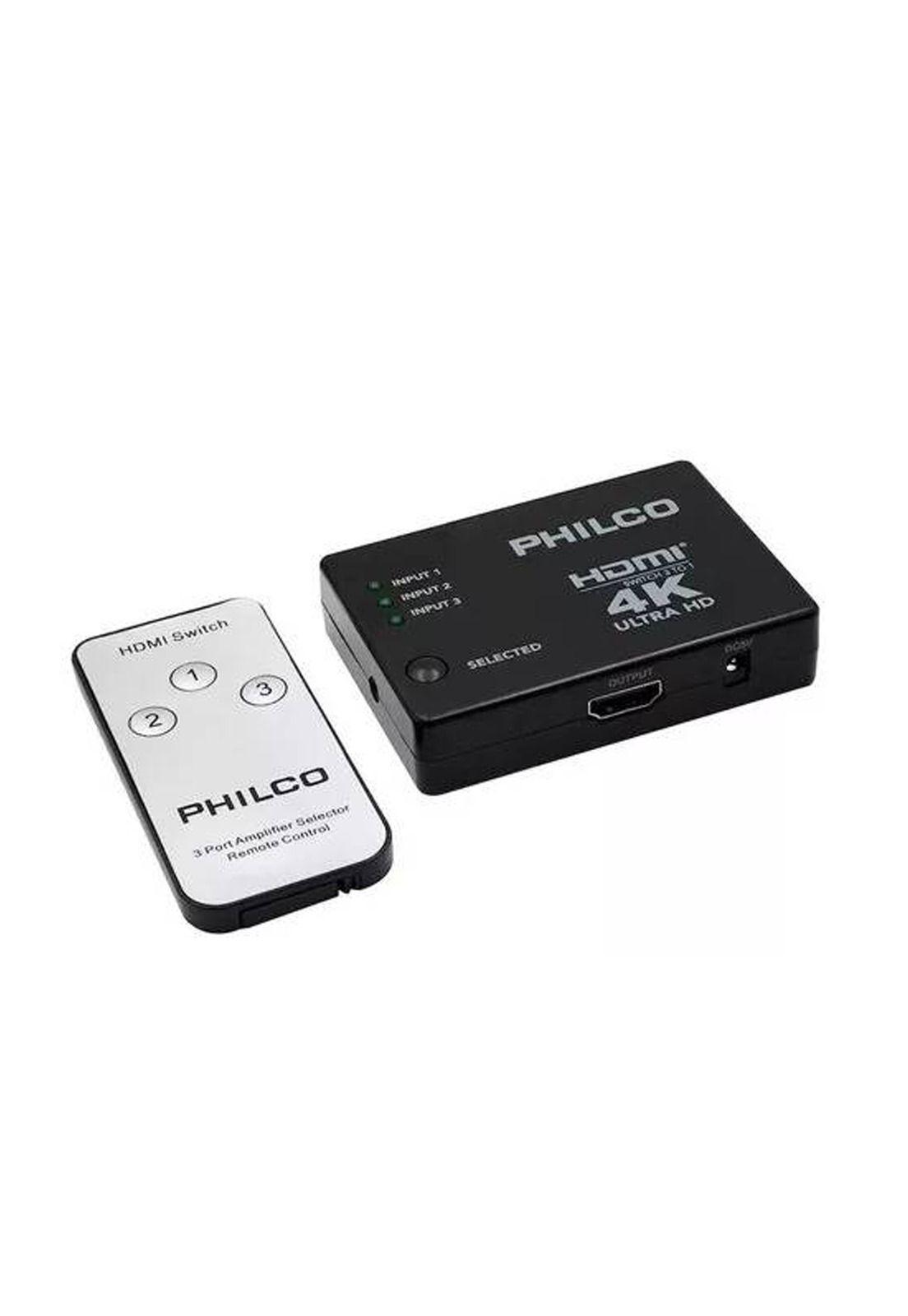 Switch Video Audio Compatible con HDMI 3X1 Philco-0