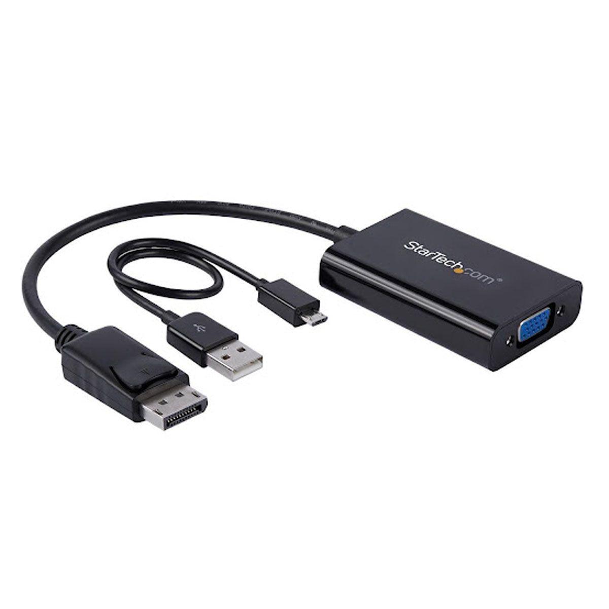 Adaptador Video Audio DP Display Port a VGA Startech-0