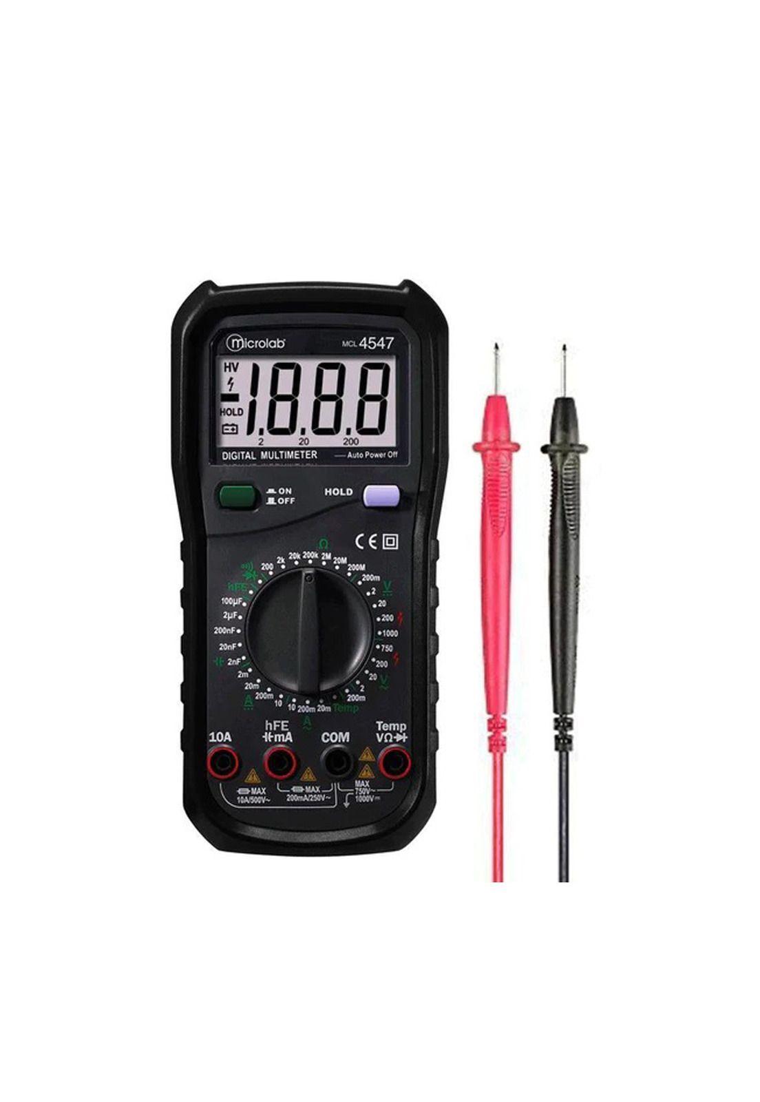 Multitester Digital Temperatura Microlab-0