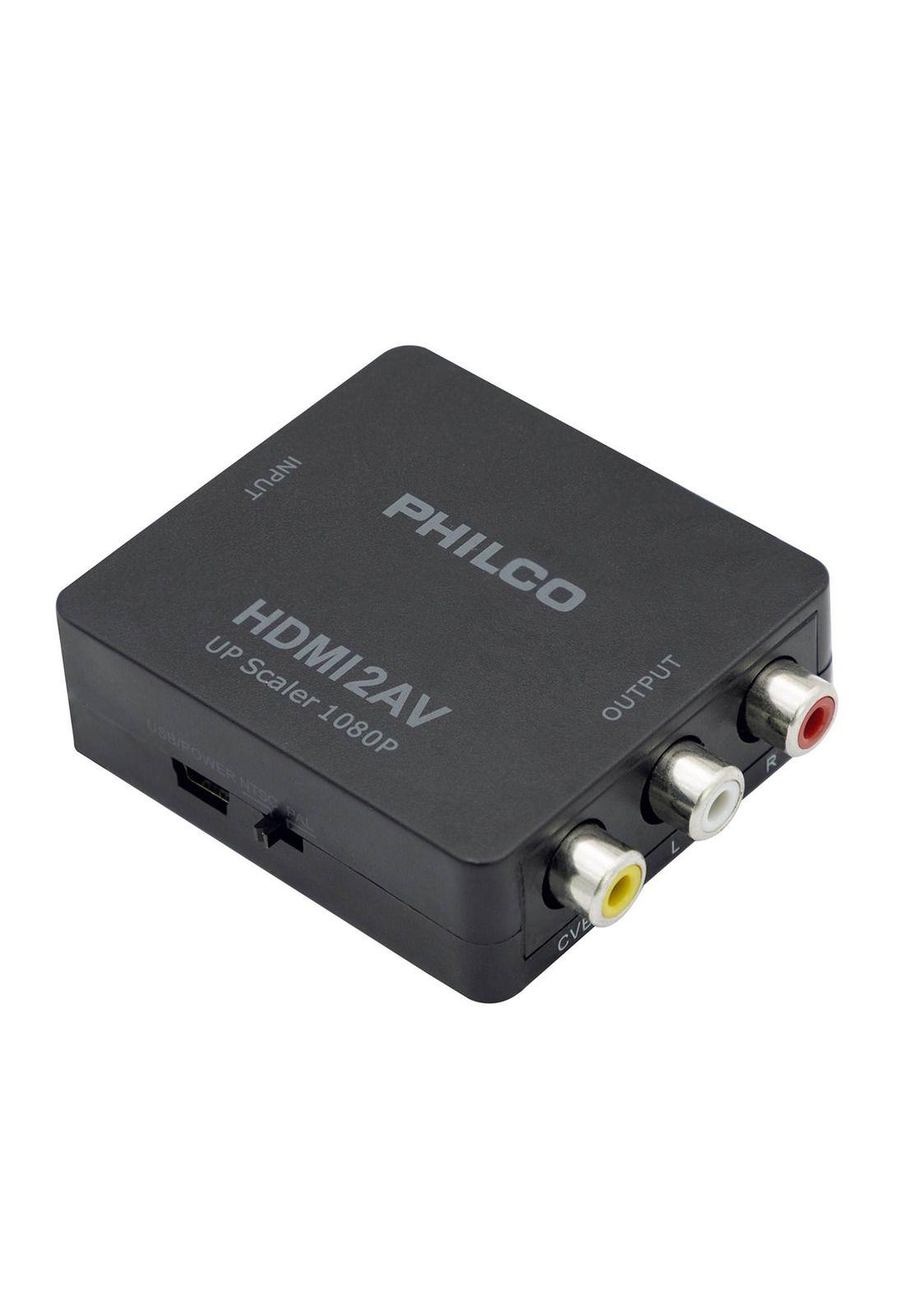 Conversor Adaptador Compatible con HDMI a AV RCA Philco-0