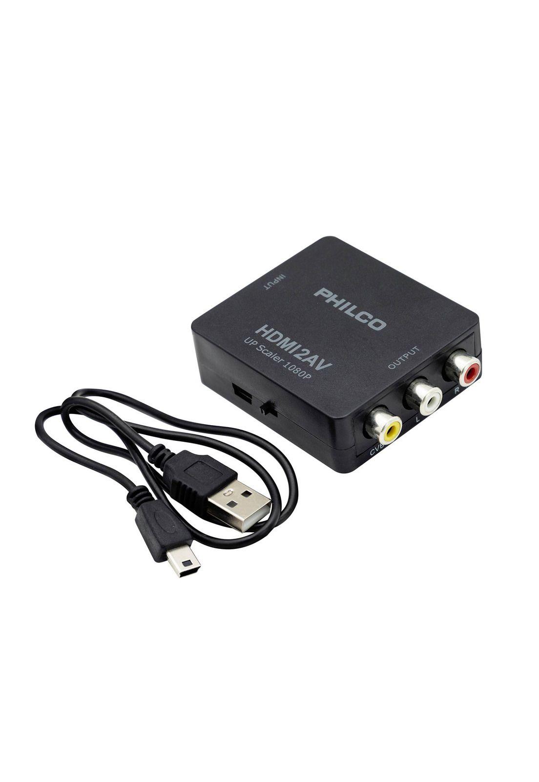 Conversor Adaptador Compatible con HDMI a AV RCA Philco-3