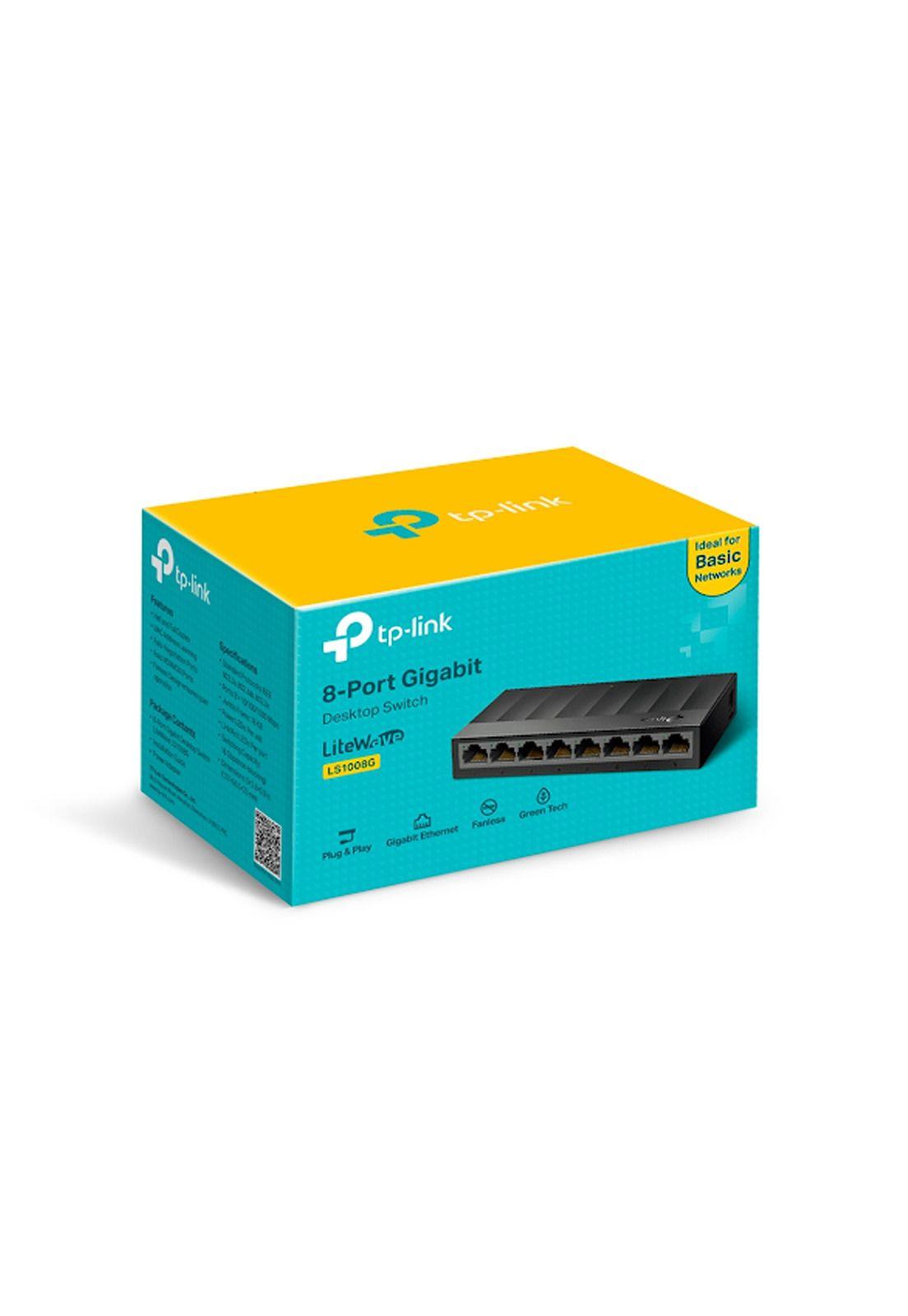 Switch 8 Bocas Puertos Gigabit TP-Link Litewave LS1008G-1