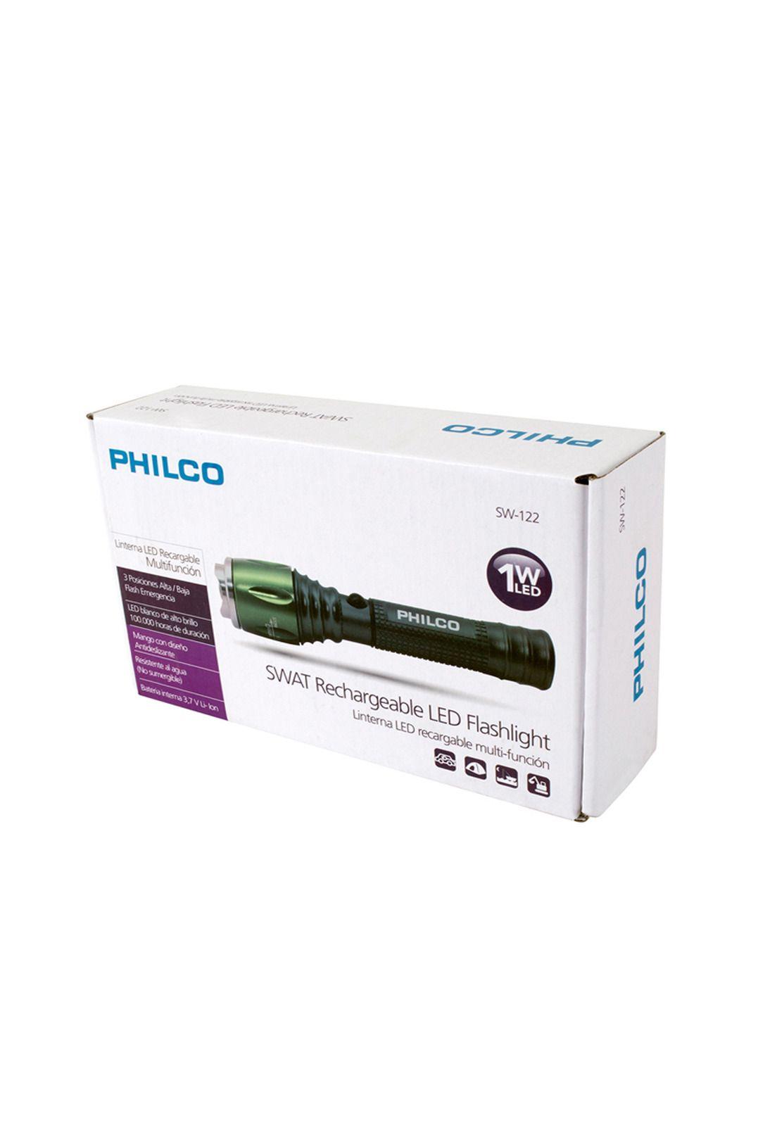 Linterna Recargable Zoom Resistente Agua Golpes Philco-3