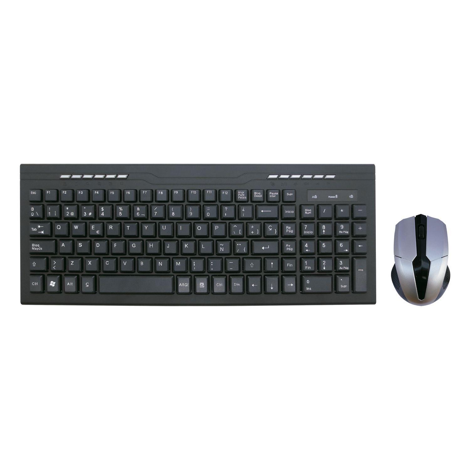 Kit Combo Teclado Mouse Inalambrico USB RF Microlab 8500X-0