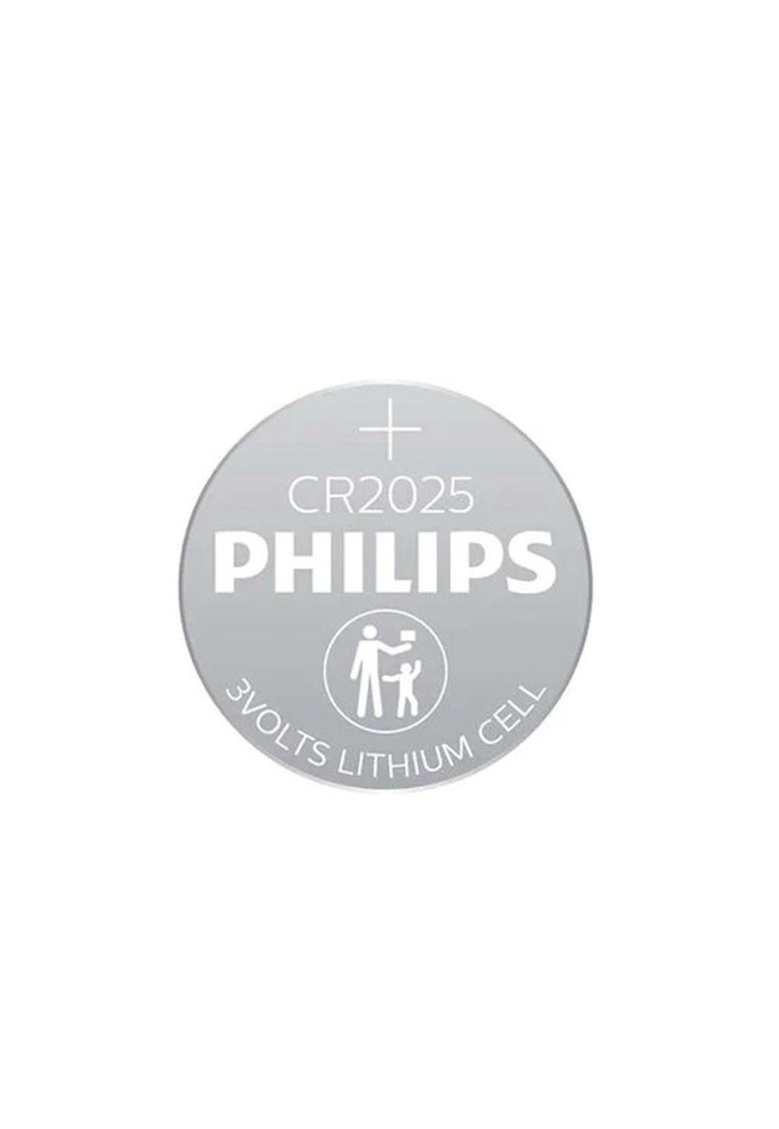 Pila Bateria Boton CR2025 Philips Pack 5u-1