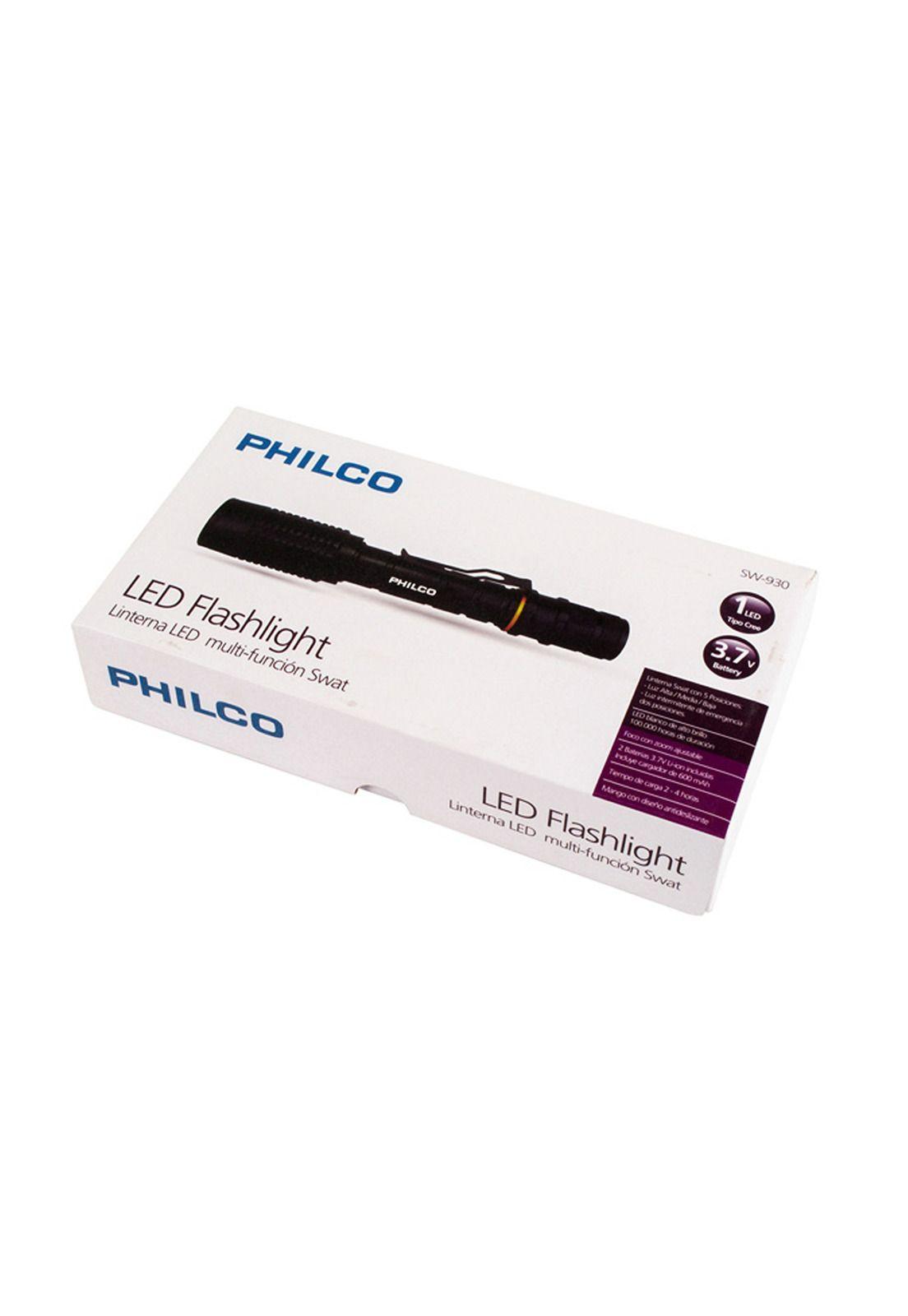 Linterna Swatt Recargable Resistente Agua Golpes Philco-3
