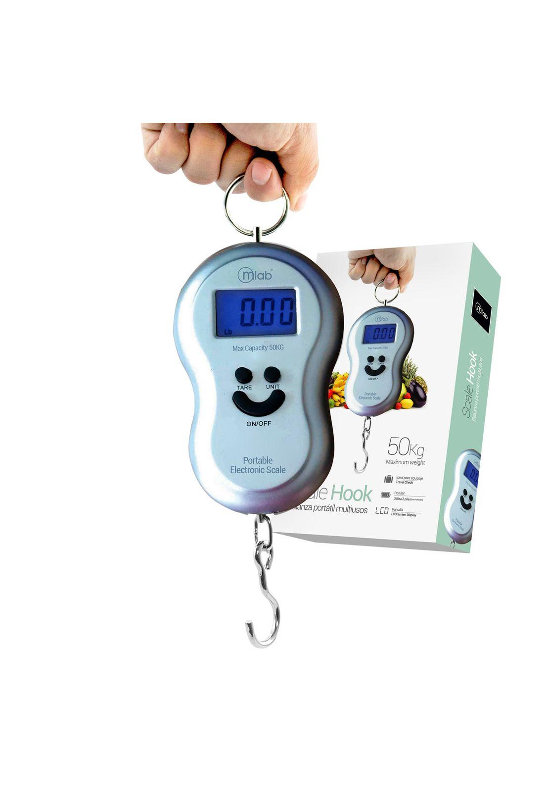 Balanza Pesa Portatil Gancho Equipaje Viaje Microlab-1