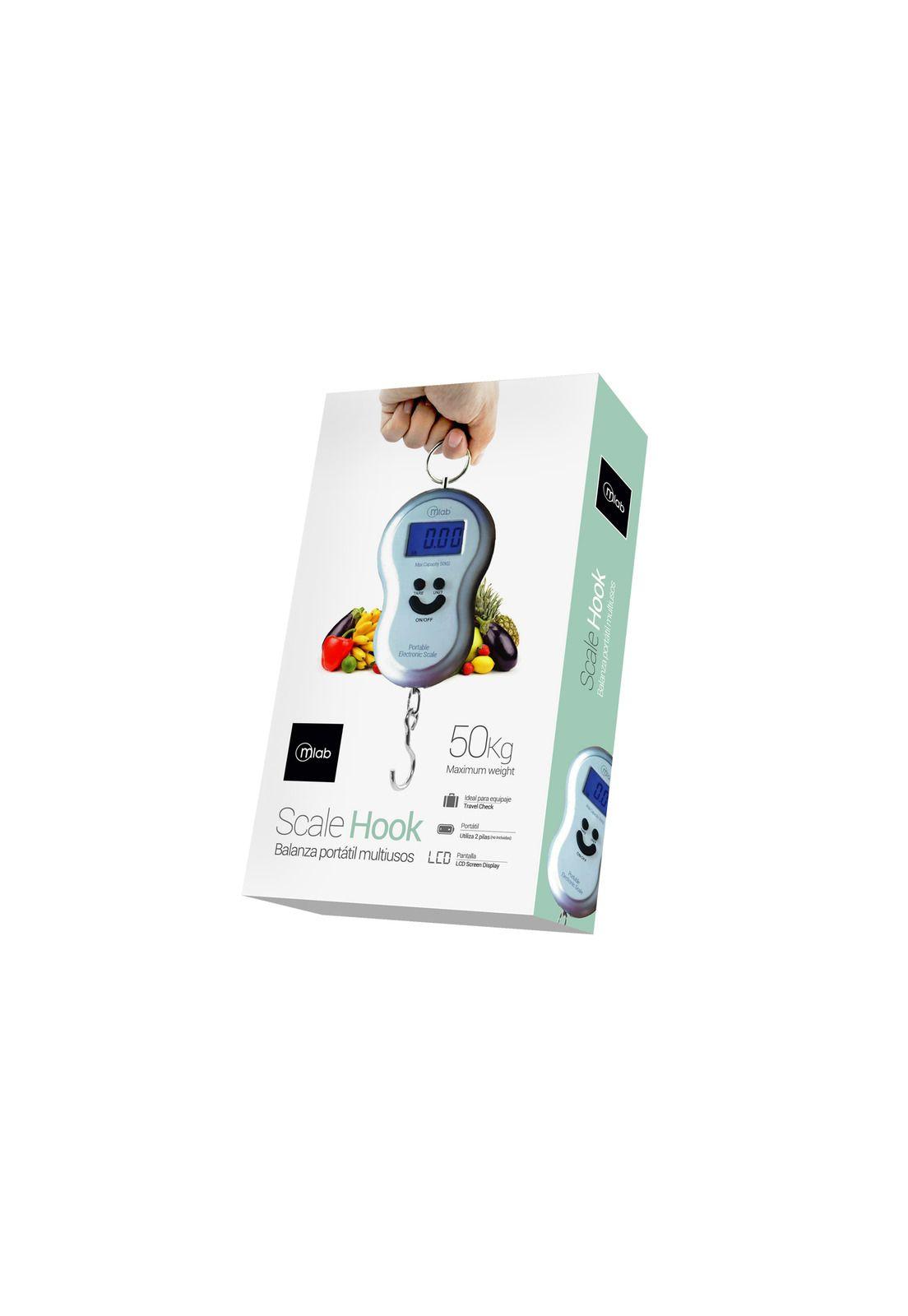 Balanza Pesa Portatil Gancho Equipaje Viaje Microlab-2