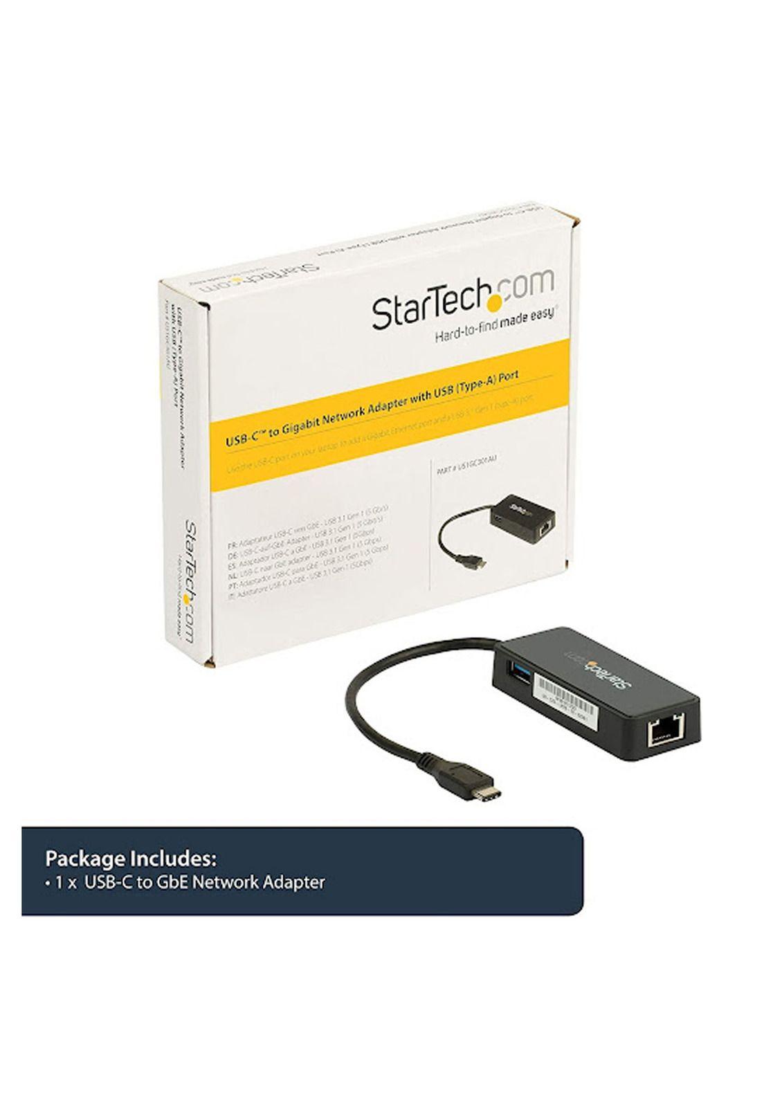 Tarjeta Adaptador Red Gigabit USB-C Ethernet USB 3.1 Startech-1