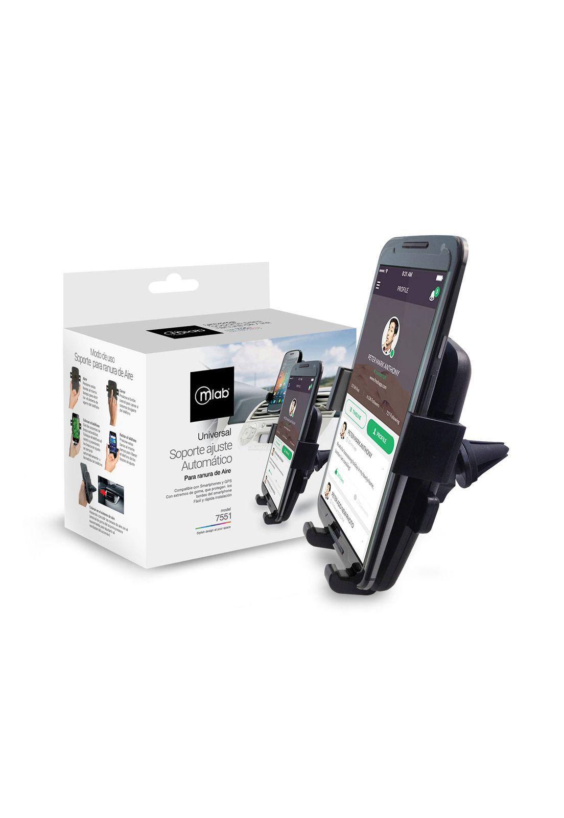Soporte Automatico Rejilla Ranura Auto Microlab Air Vent-3