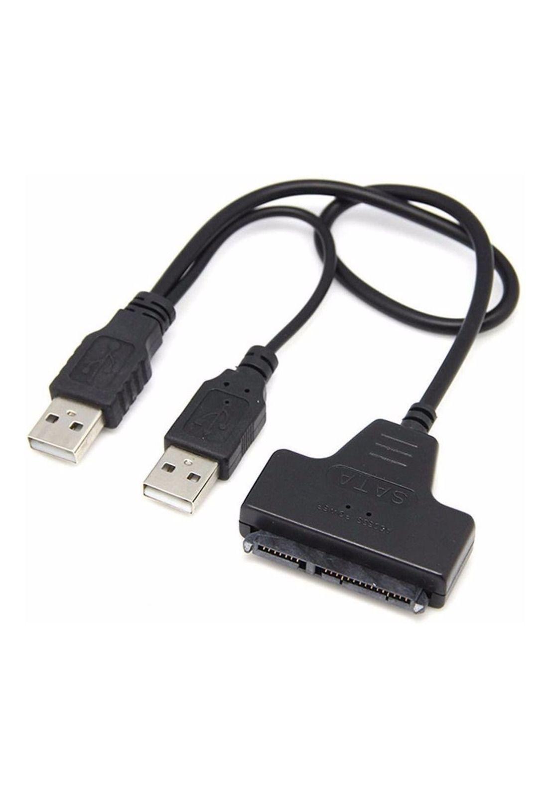 Adaptador Usb 2.0 Doble Disco Duro Ssd Sata 2.5-0