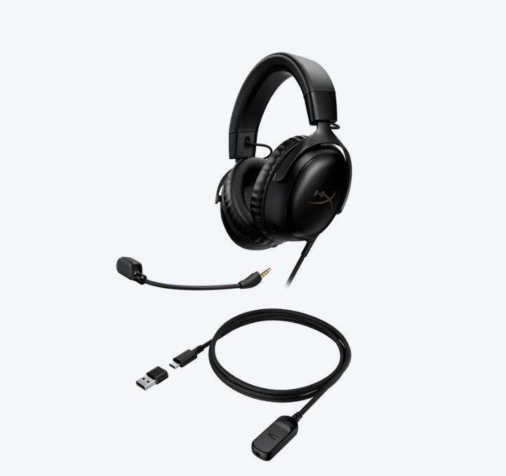 Audífonos Gamer Hyperx Cloud III Gaming Profesional Negros Negro-5